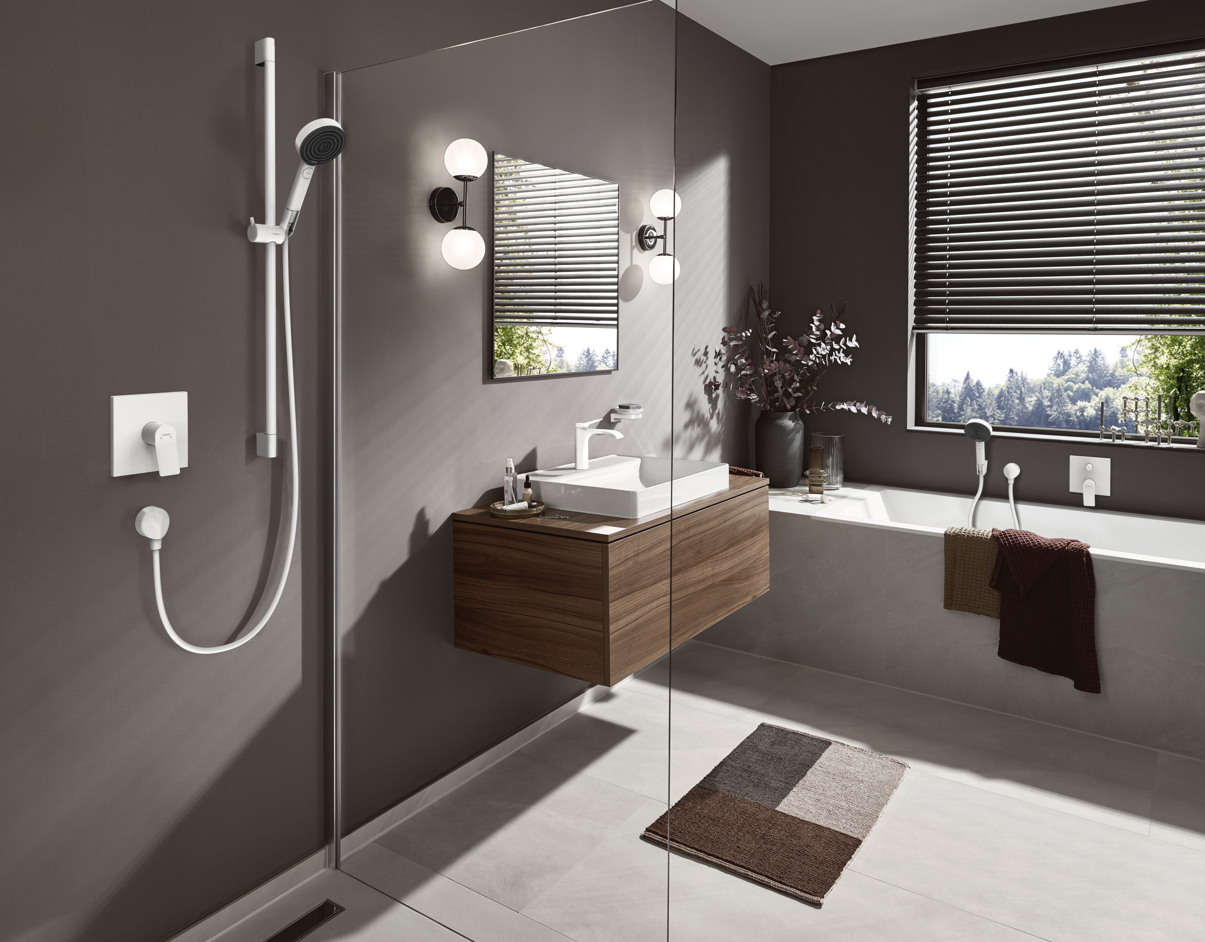 hansgrohe Basin mixer hansgrohe 75020700 vivenis 110 white
