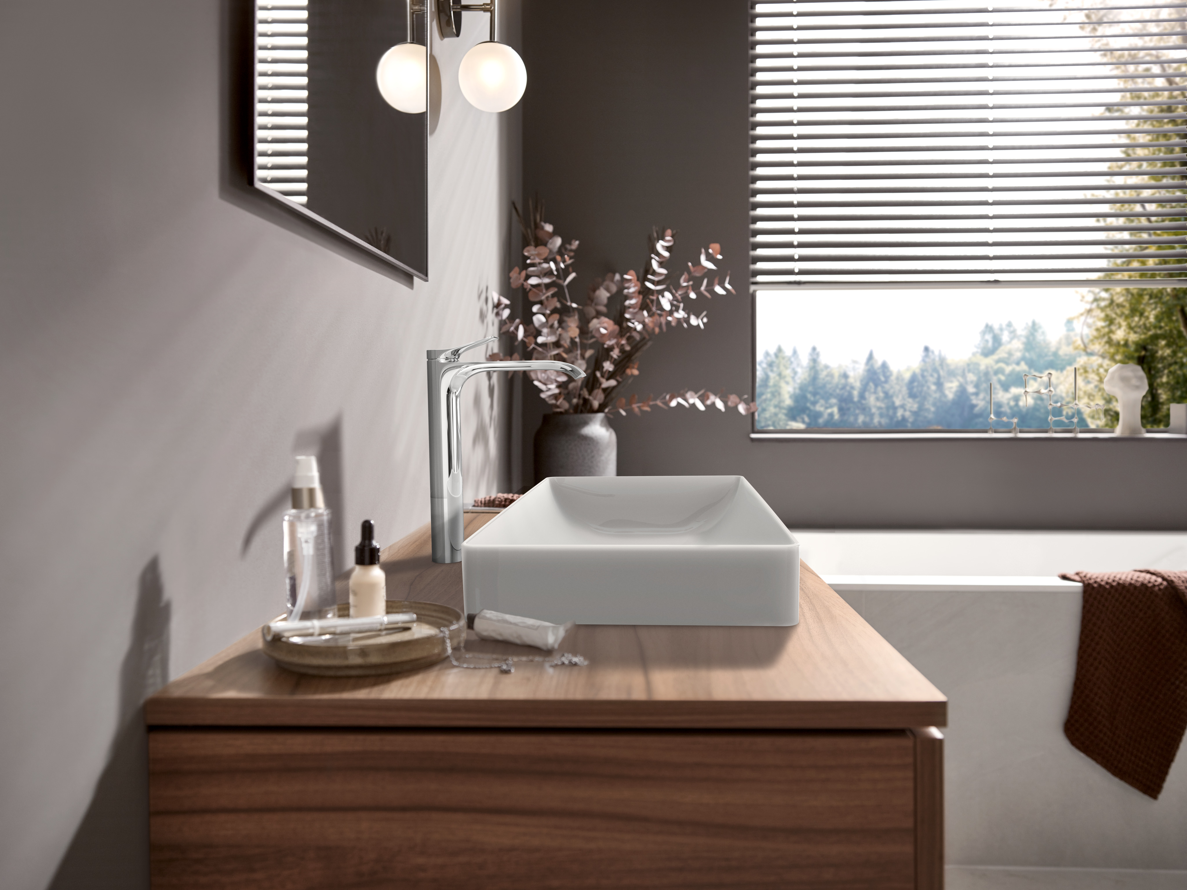 hansgrohe Tvättställblandare hansgrohe vivenis 250 lyftv krom