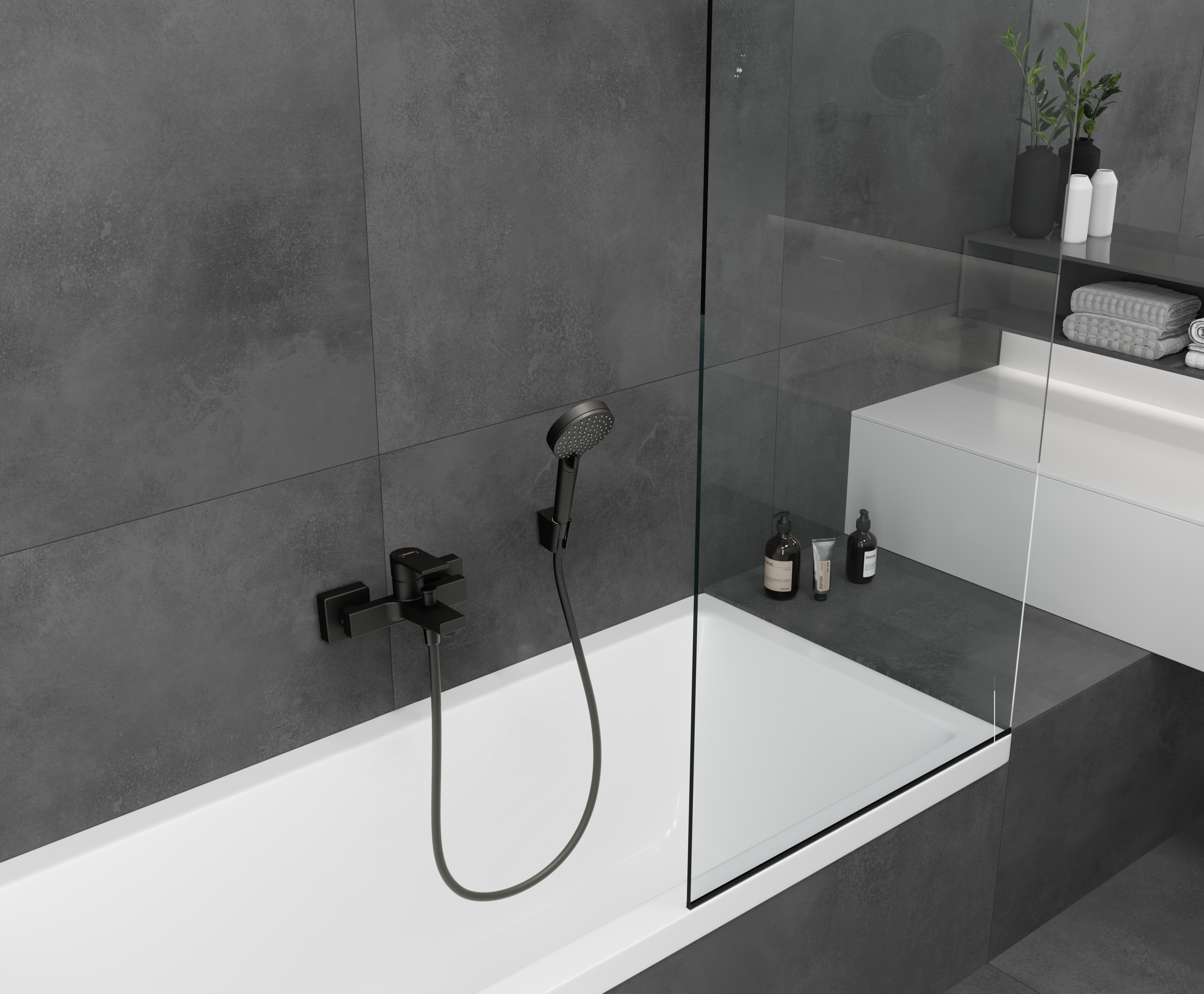 hansgrohe Dushhållare hansgrohe porter svart