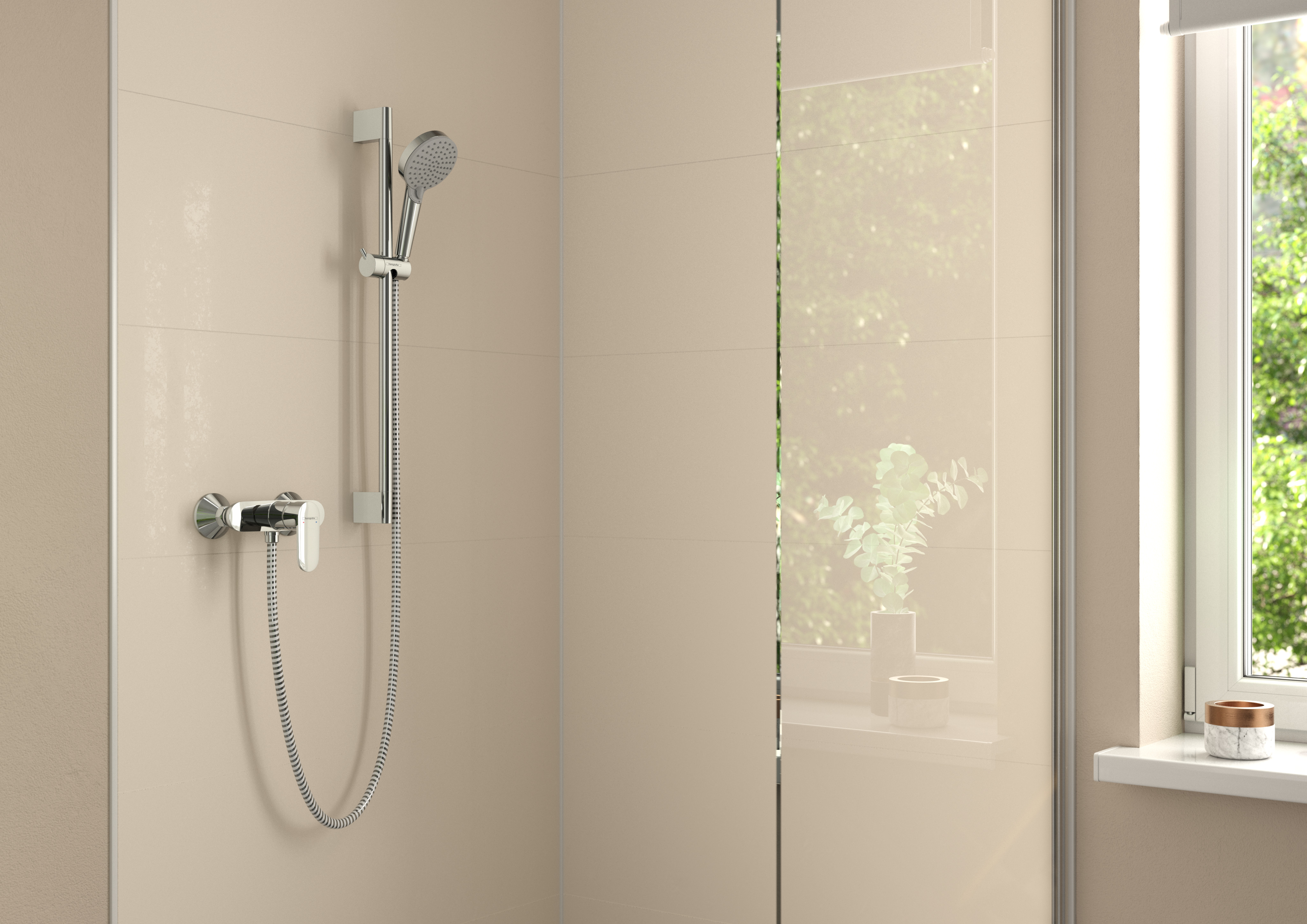 hansgrohe Shower set hansgrohe vernis blend vario 650 chrom