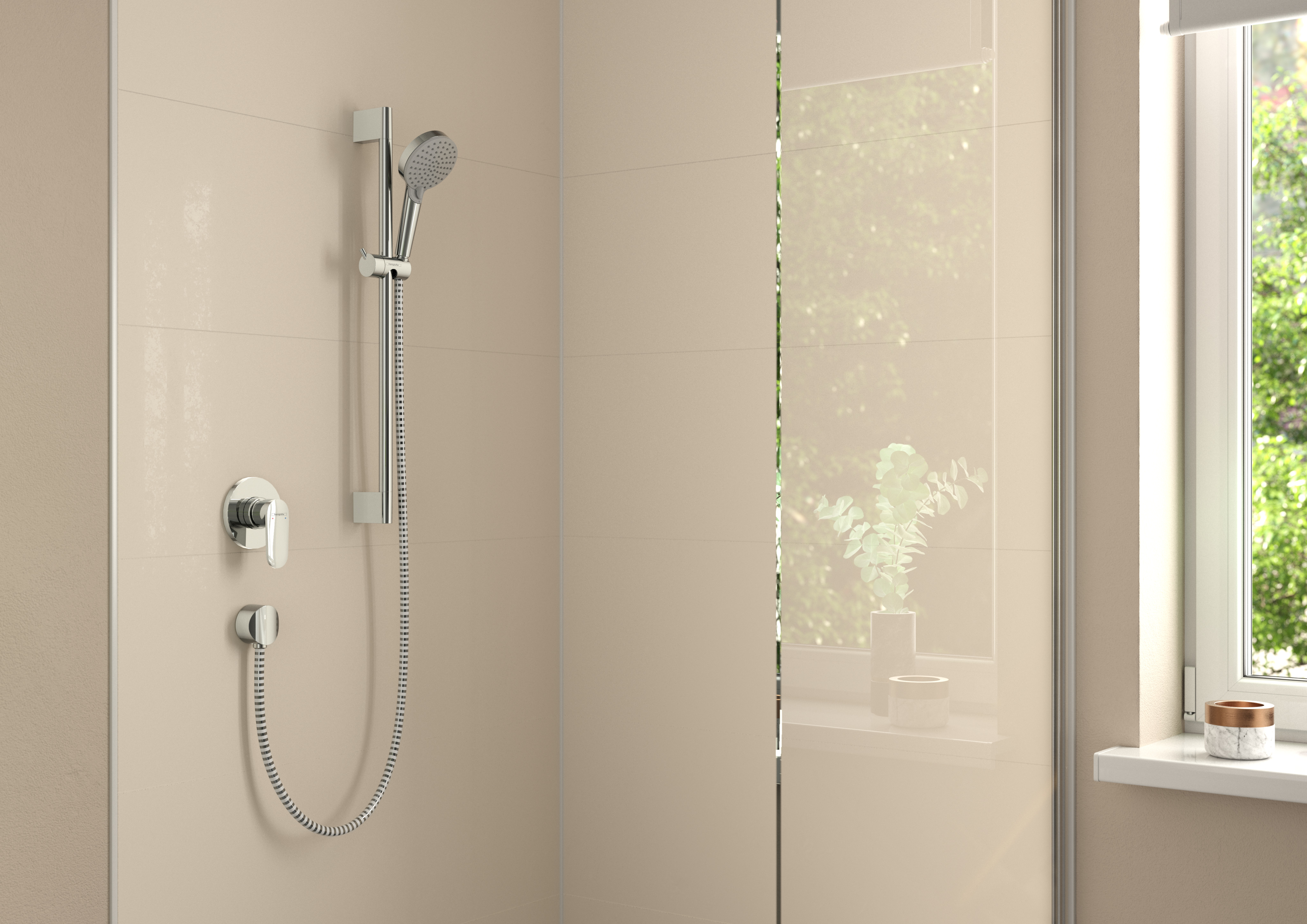 hansgrohe Wall outlet hansgrohe 27453000 fix fit