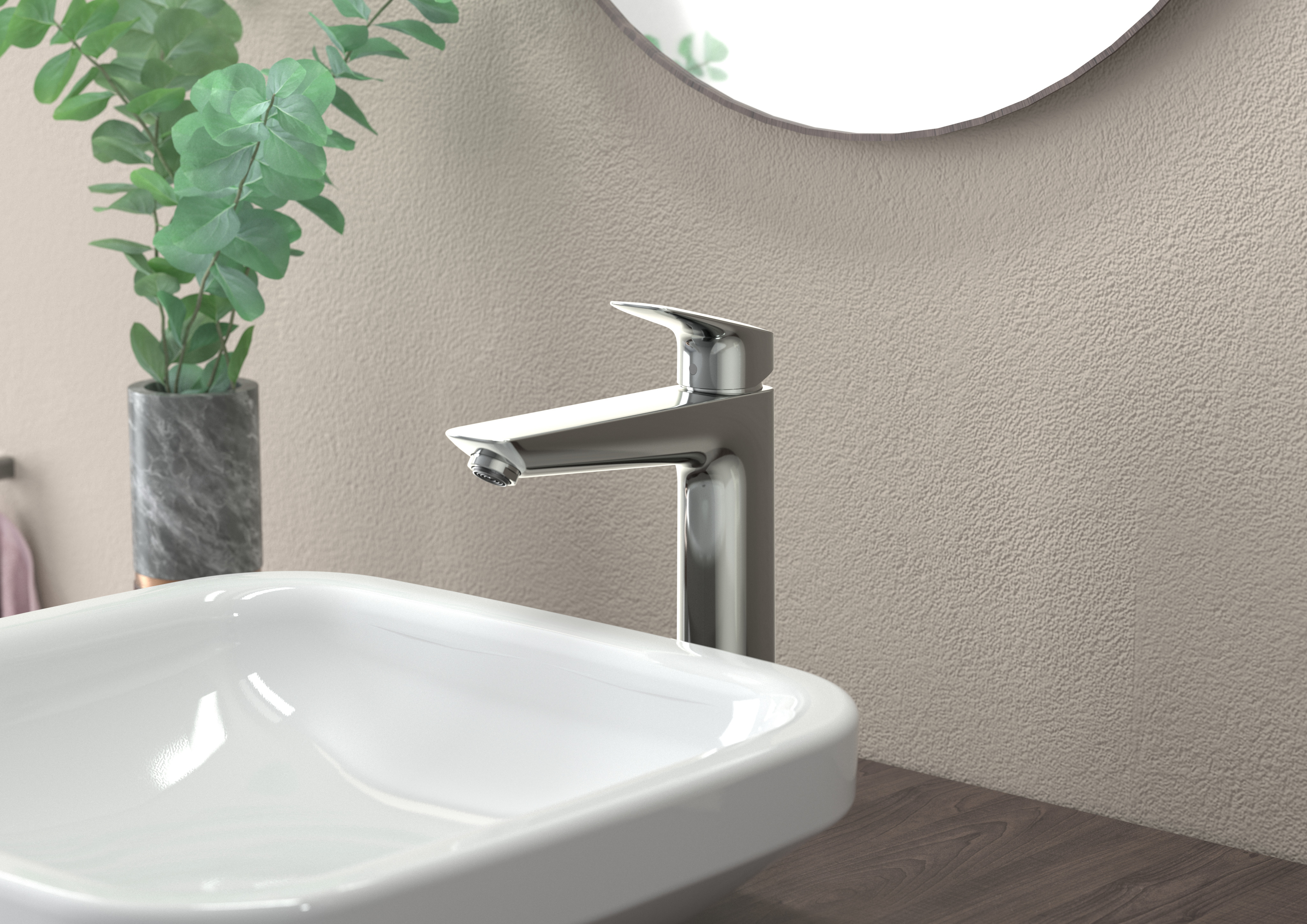 hansgrohe Washbasin mixer hansgrohe 71091000 logis 190