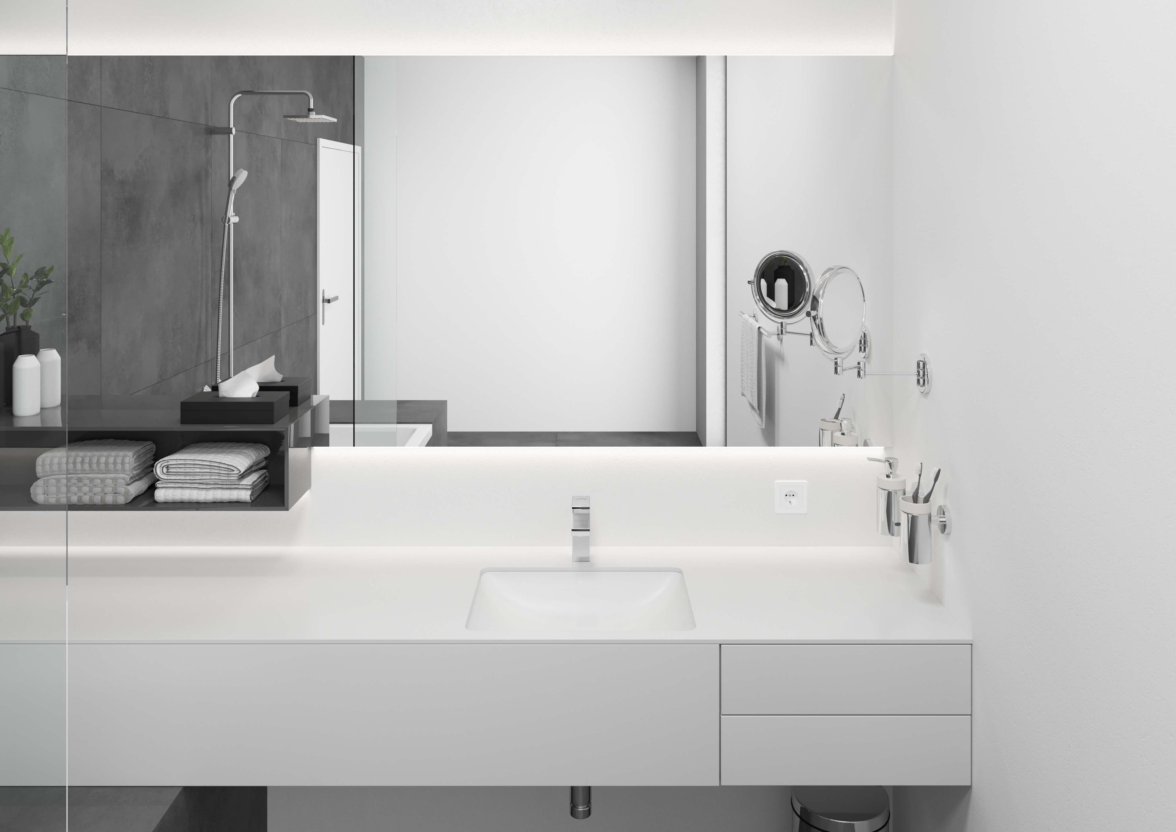 hansgrohe Pesuallashana hansgrohe 71569000 vernis shape 100 krom