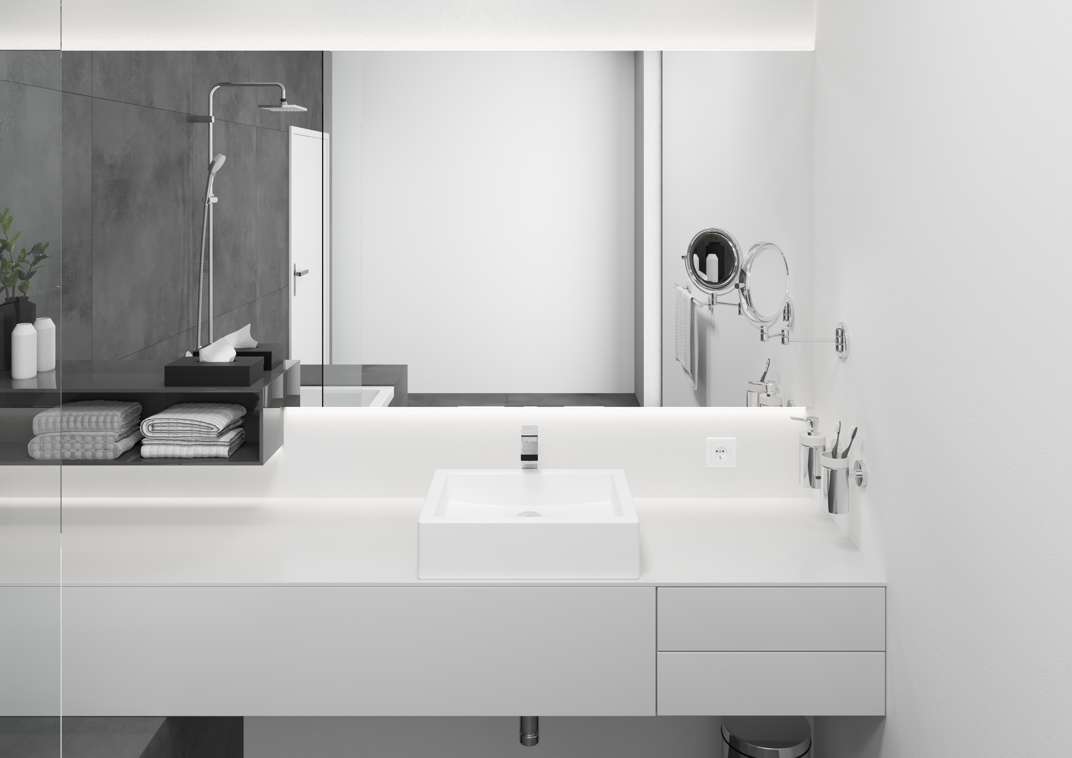 hansgrohe Pesuallashana hansgrohe 71591000 vernis shape 190 krom