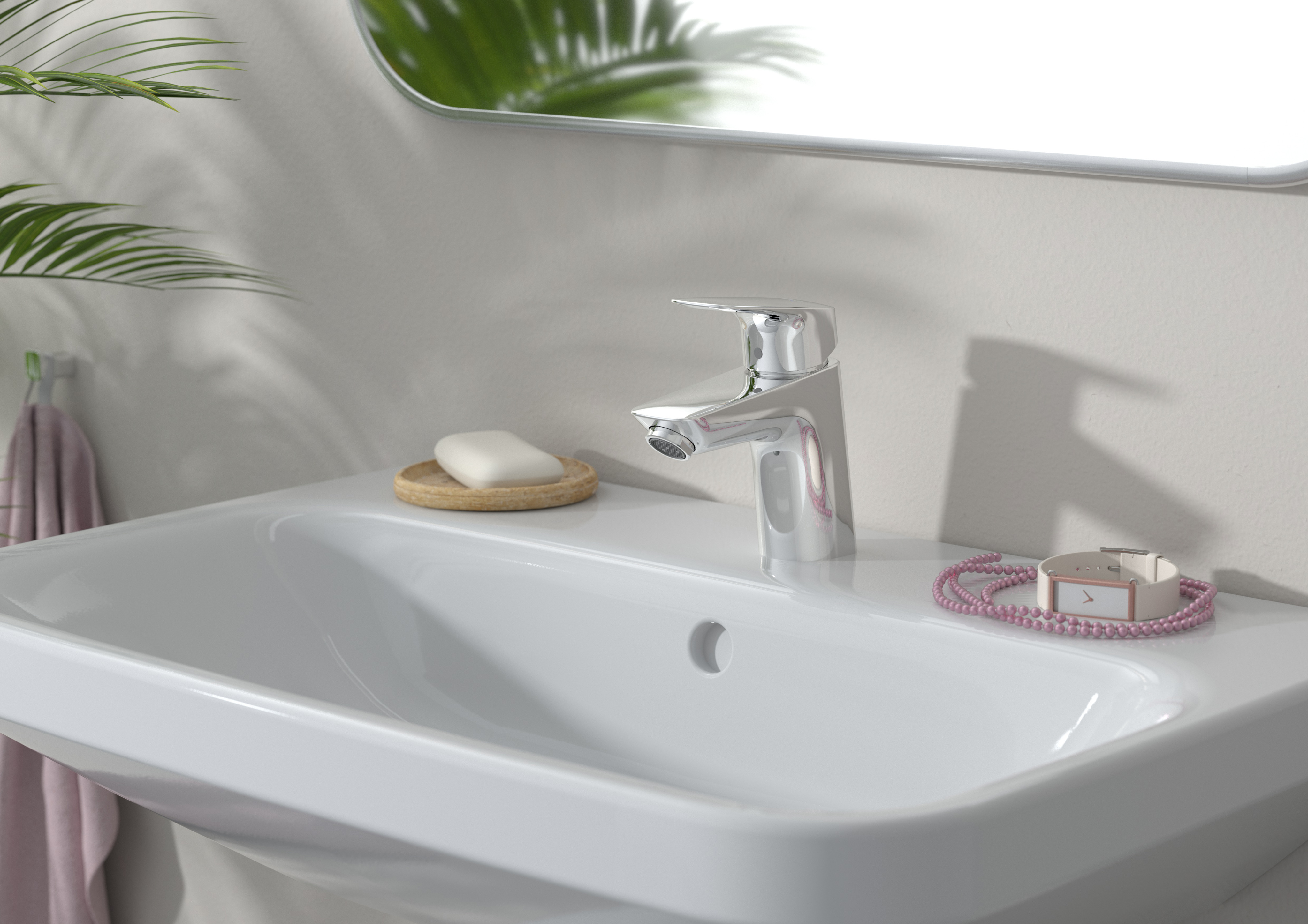 hansgrohe Washbasin mixer hansgrohe 71070000 logis 70