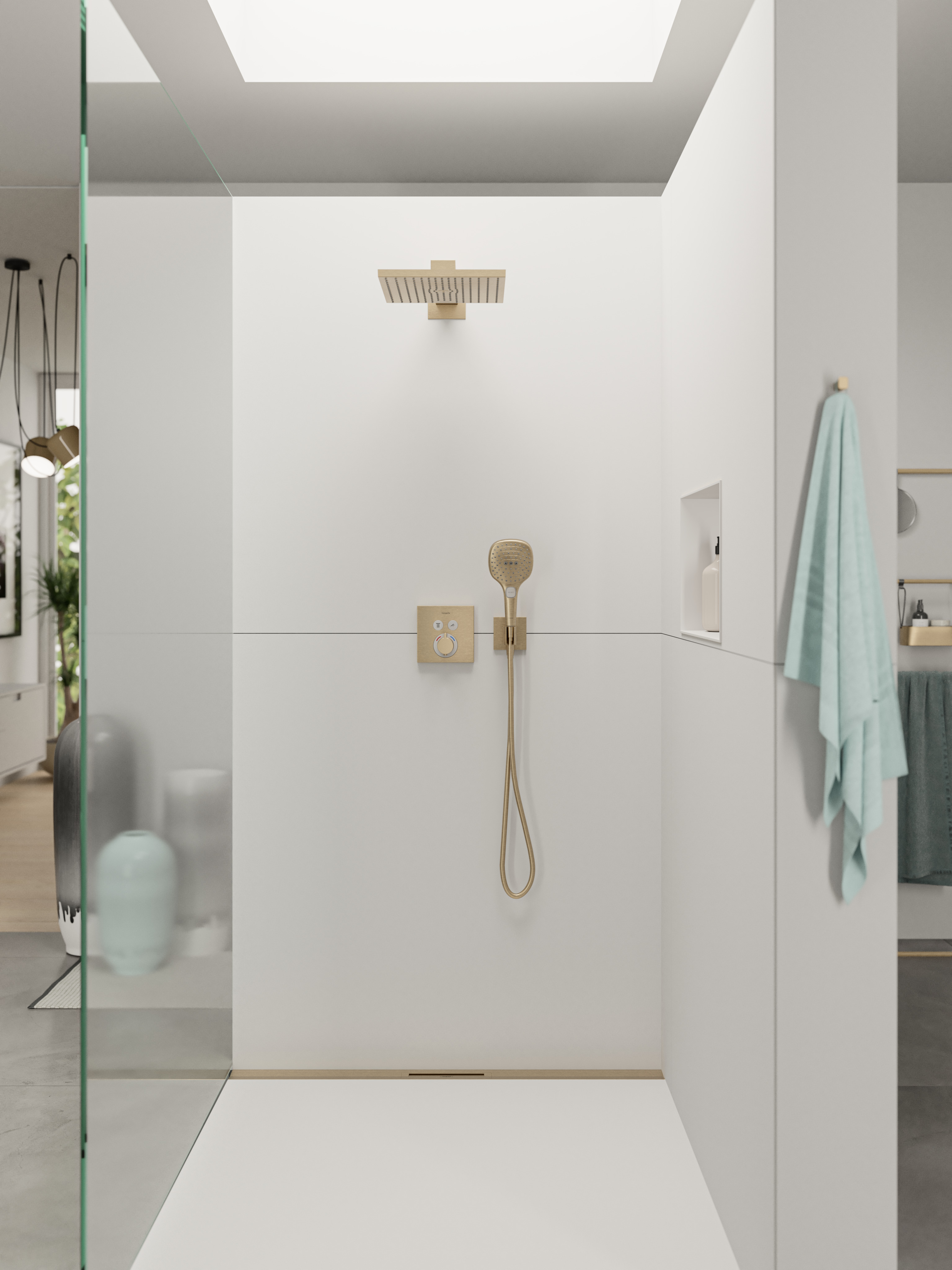 hansgrohe Seinäliitin hansgrohe 26889140 fixfit e pronssi