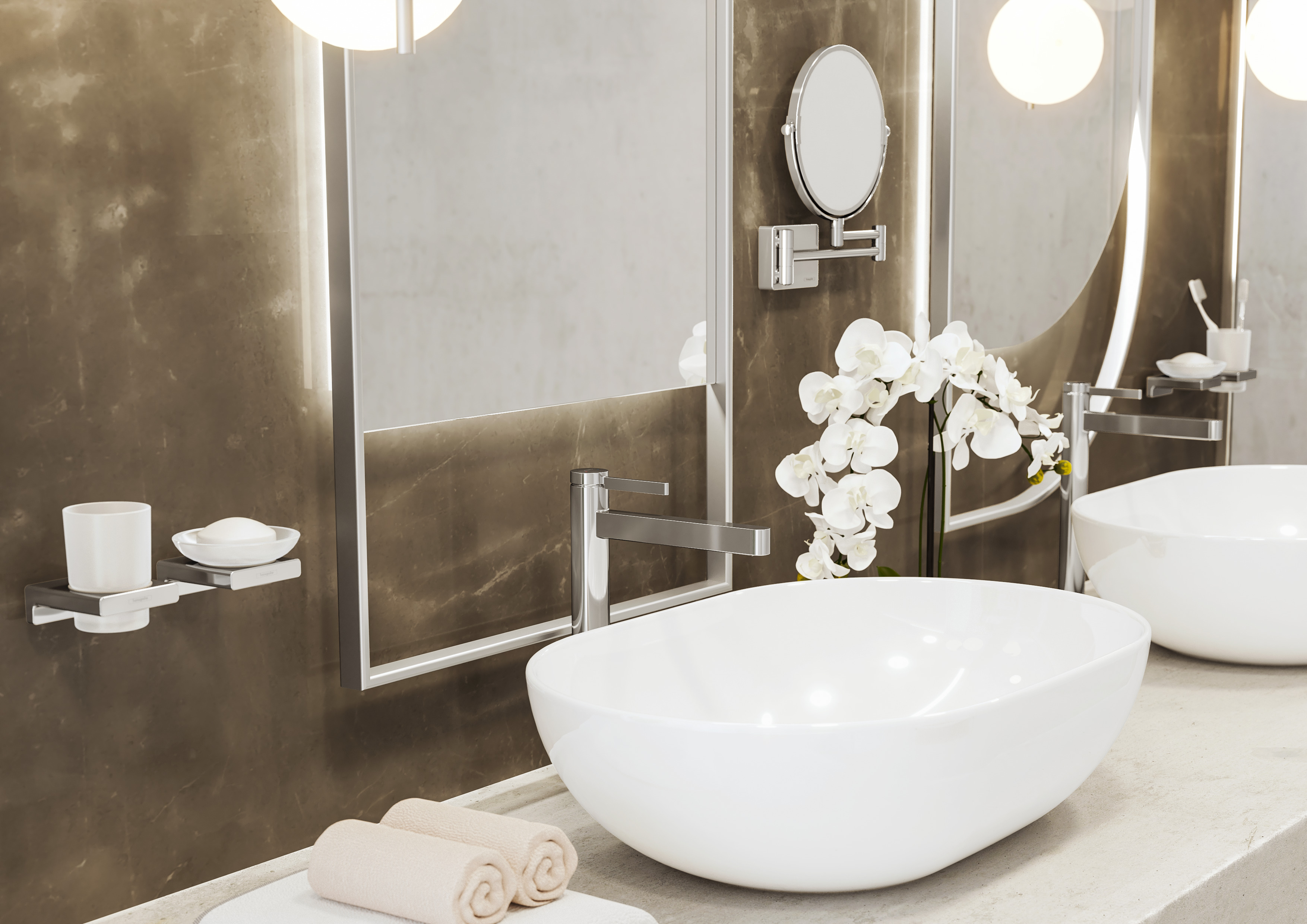 hansgrohe Tvättställblandare hansgrohe finoris 260 pushopen krom