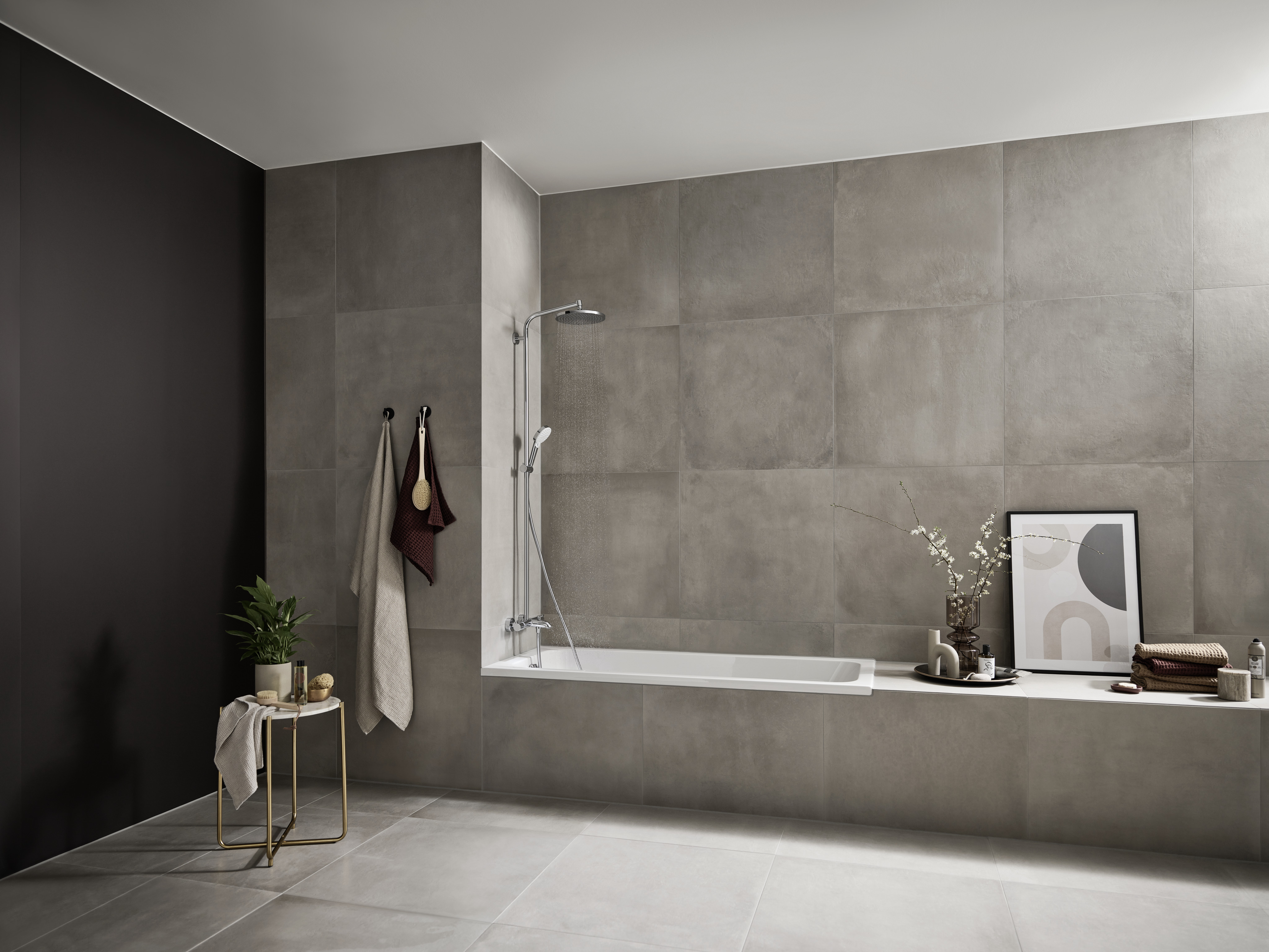 hansgrohe Showersystem hansgrohe 27892000 crometta s240 spout