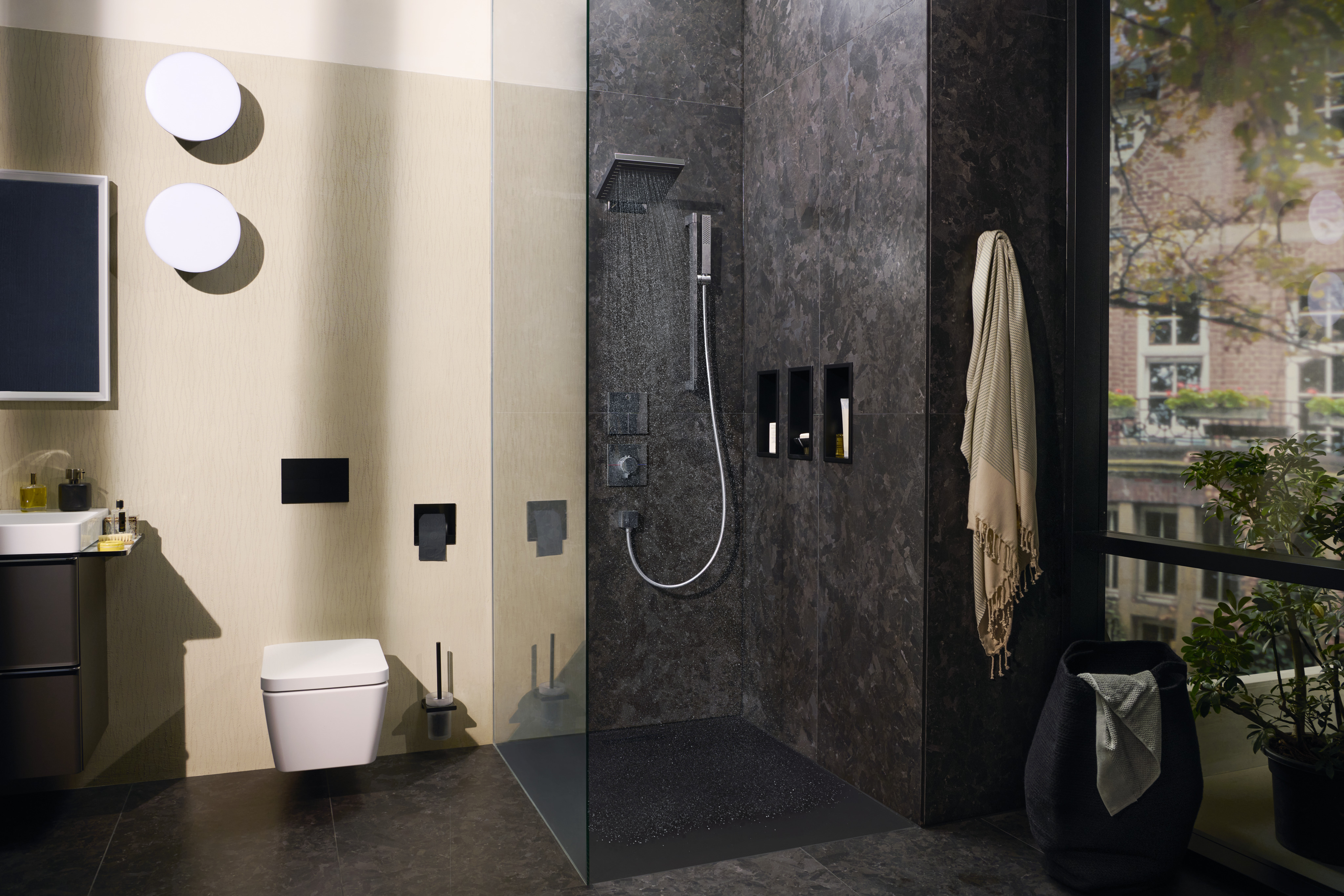 hansgrohe Duschset hansgrohe 24371000 pulsify e100 1jet kro