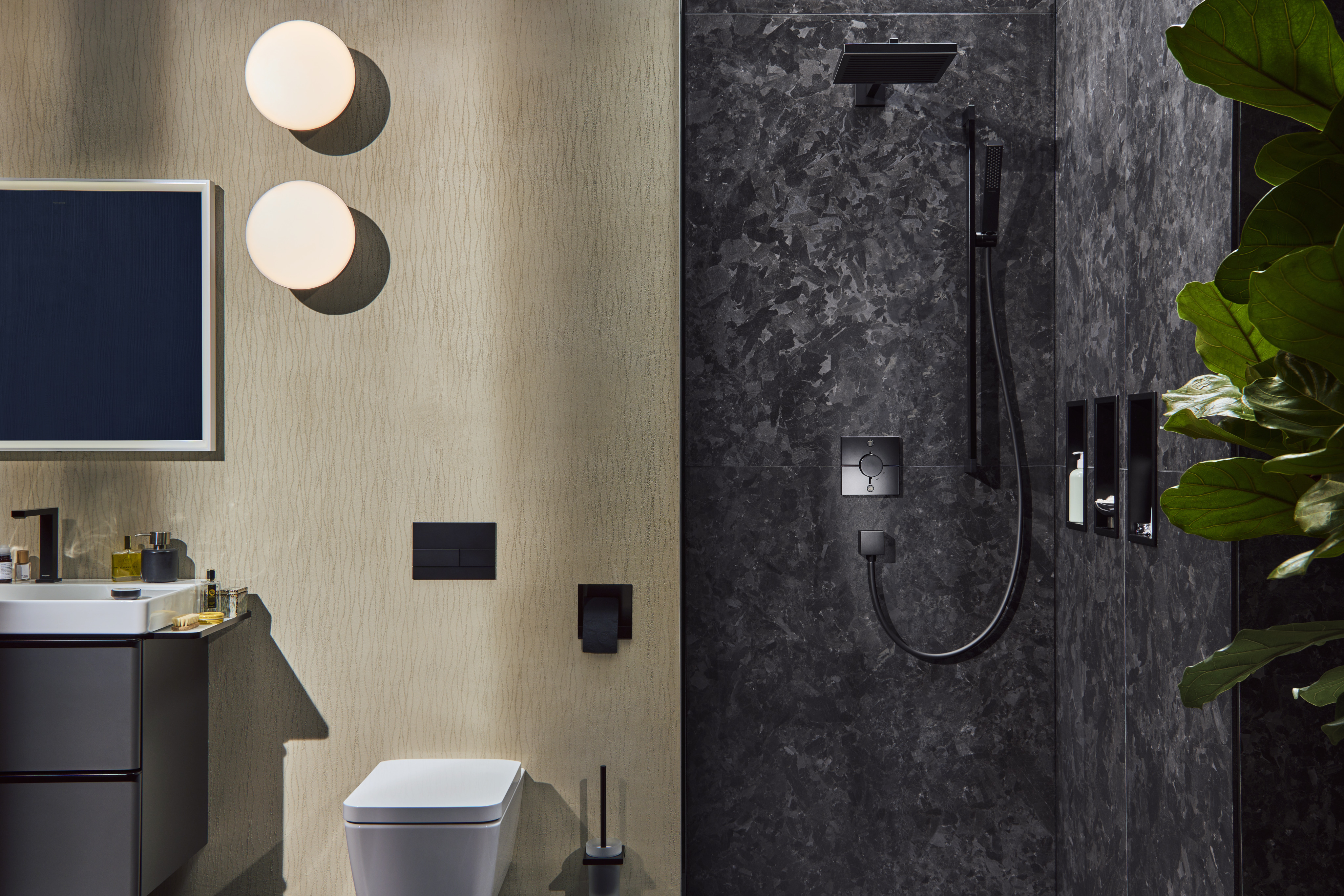 hansgrohe Käsisuihku hansgrohe 24321670 pulsify puikko musta