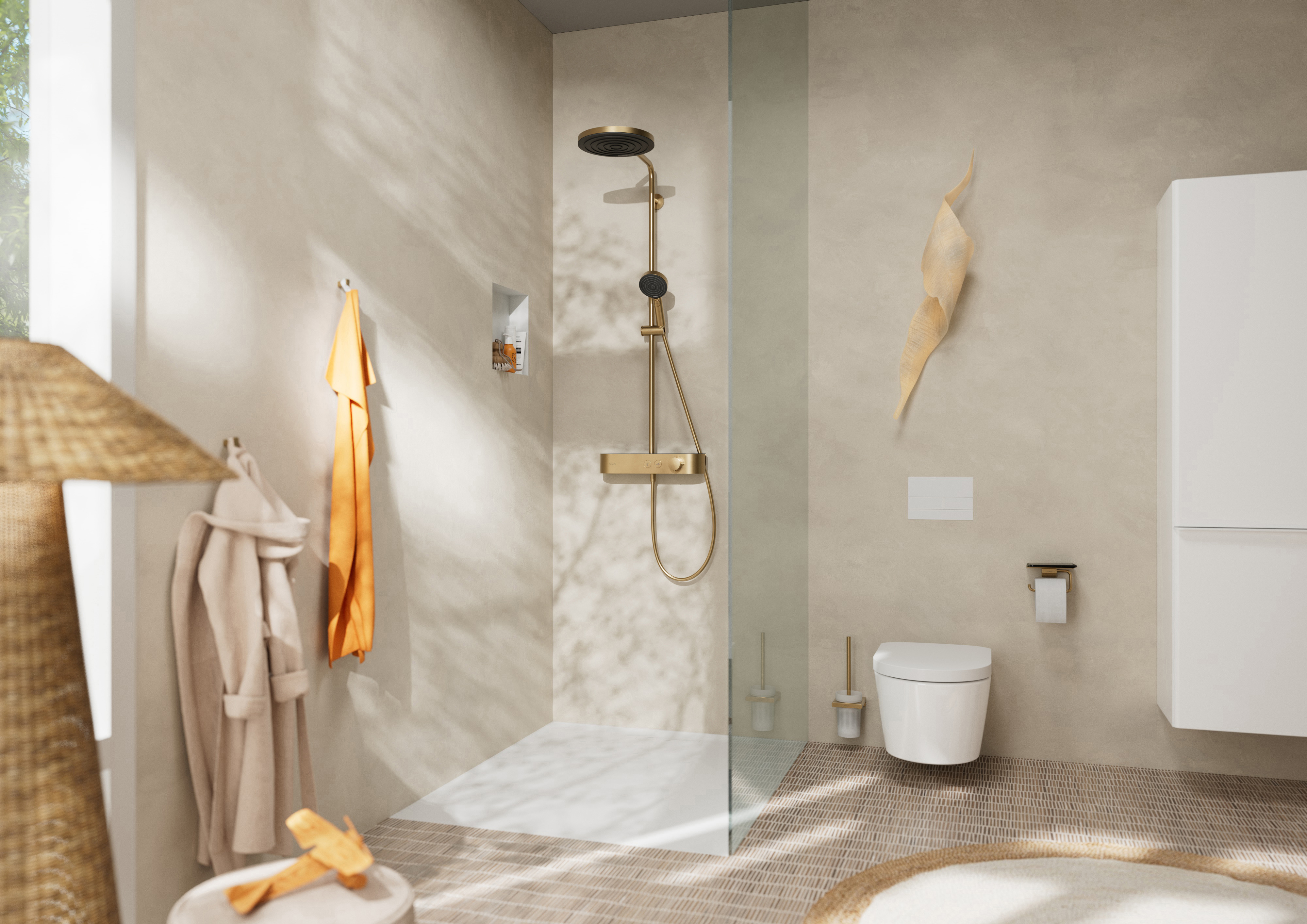 hansgrohe Shower system hansgrohe 24220140 pulsify sp 260 prons
