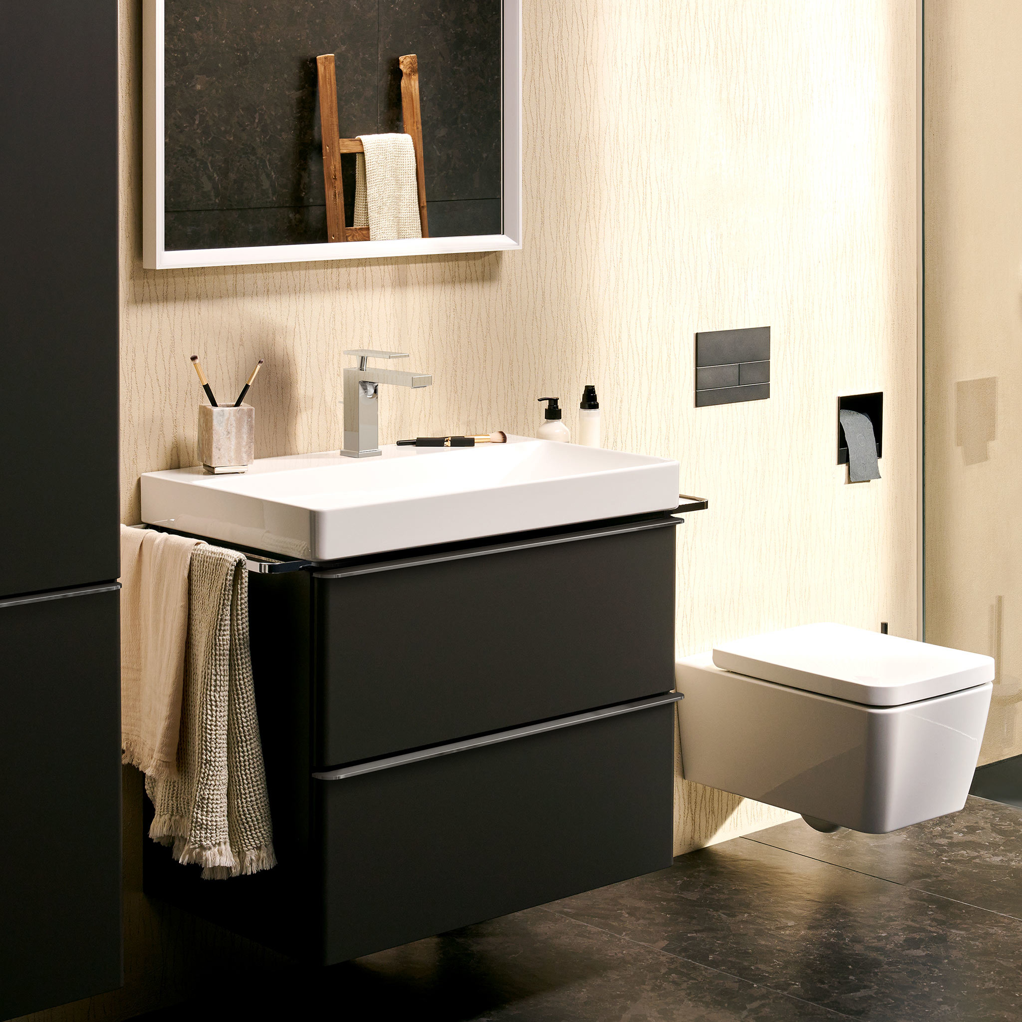 hansgrohe Tvättställsblandare hansgrohe 73018000 tecturis e 110 chrome