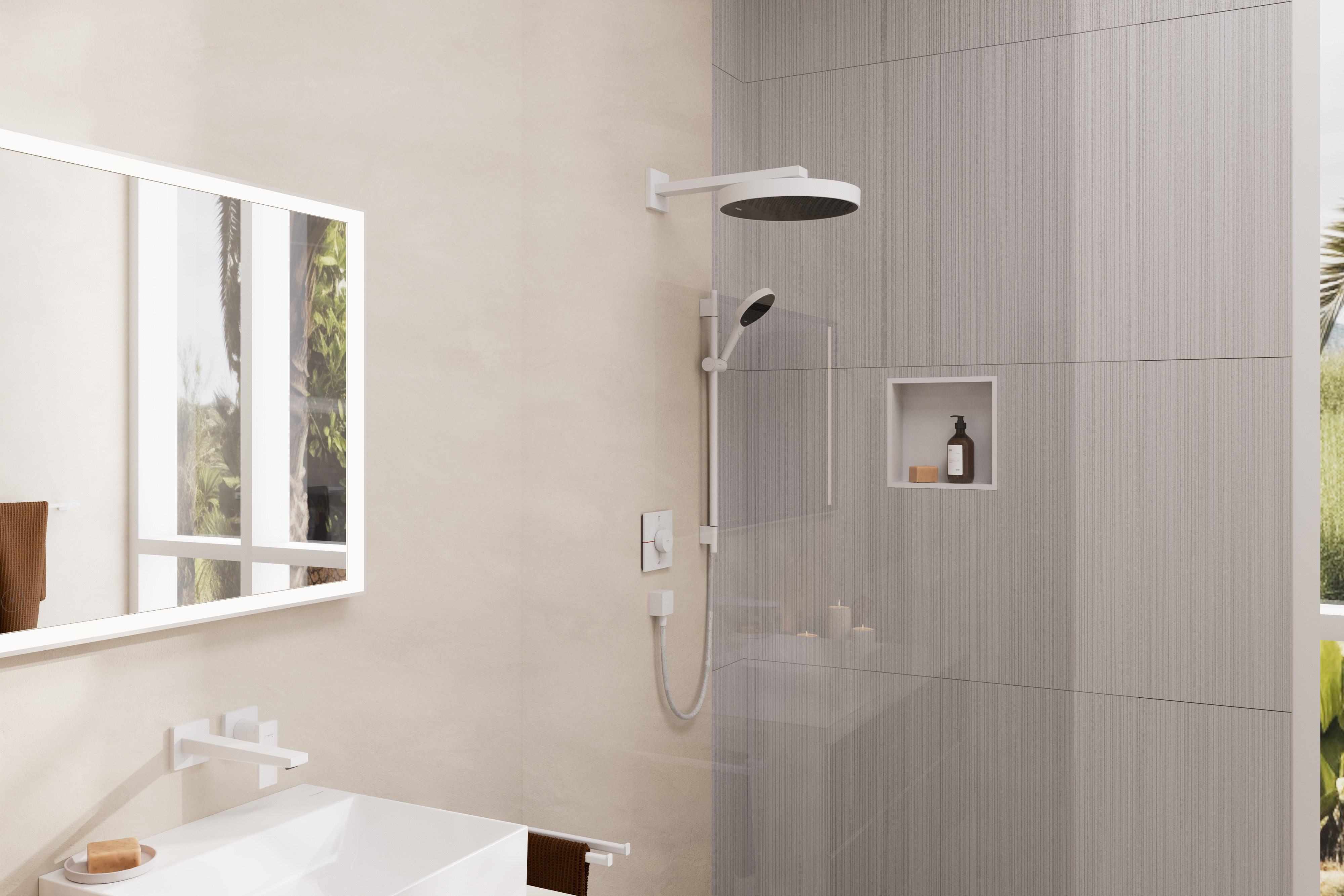 hansgrohe Suihkusetti hansgrohe 28746700 rainfinity 130 eco va