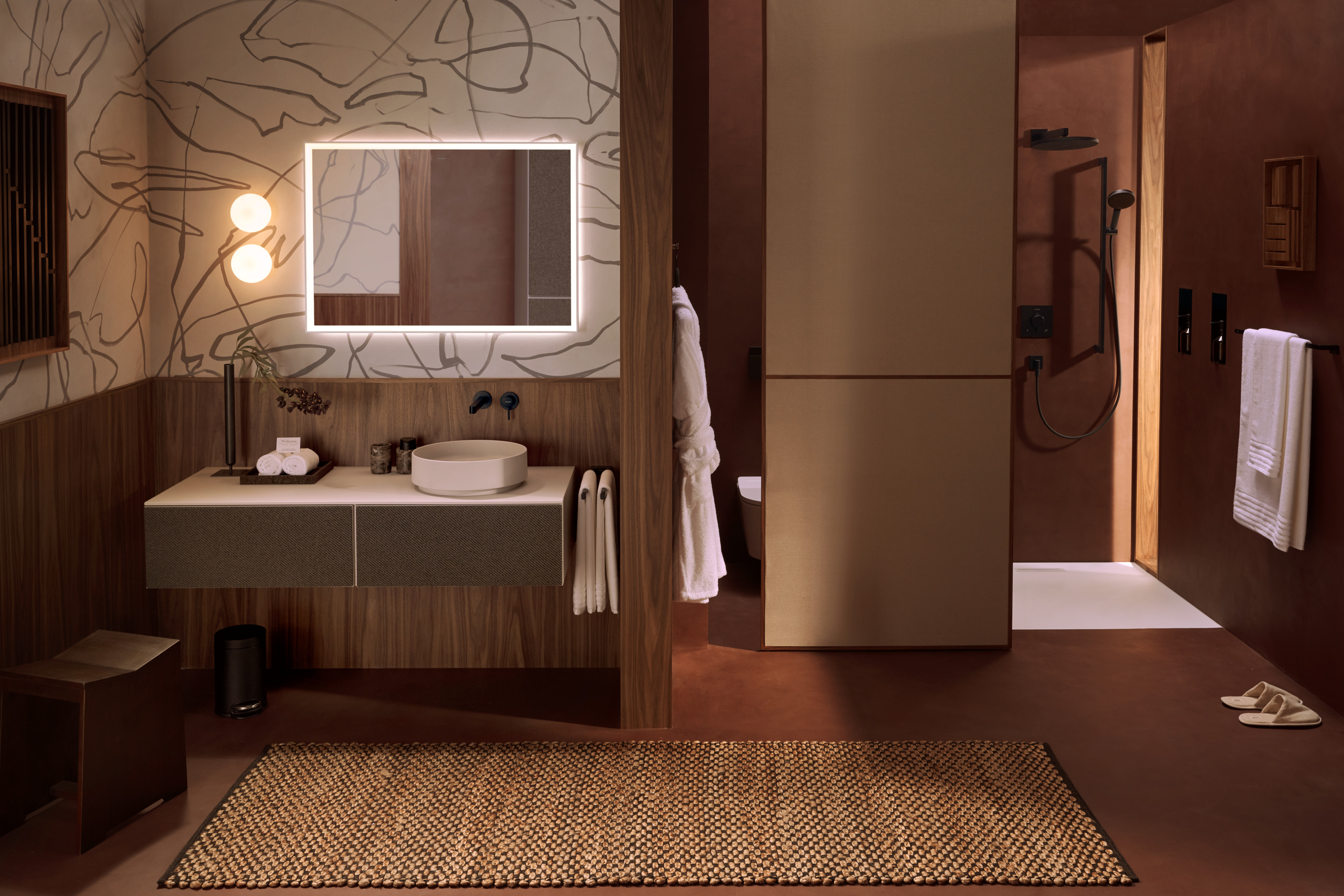 hansgrohe Inbygnad väggblandare hg finoris 22,8cm m.sva