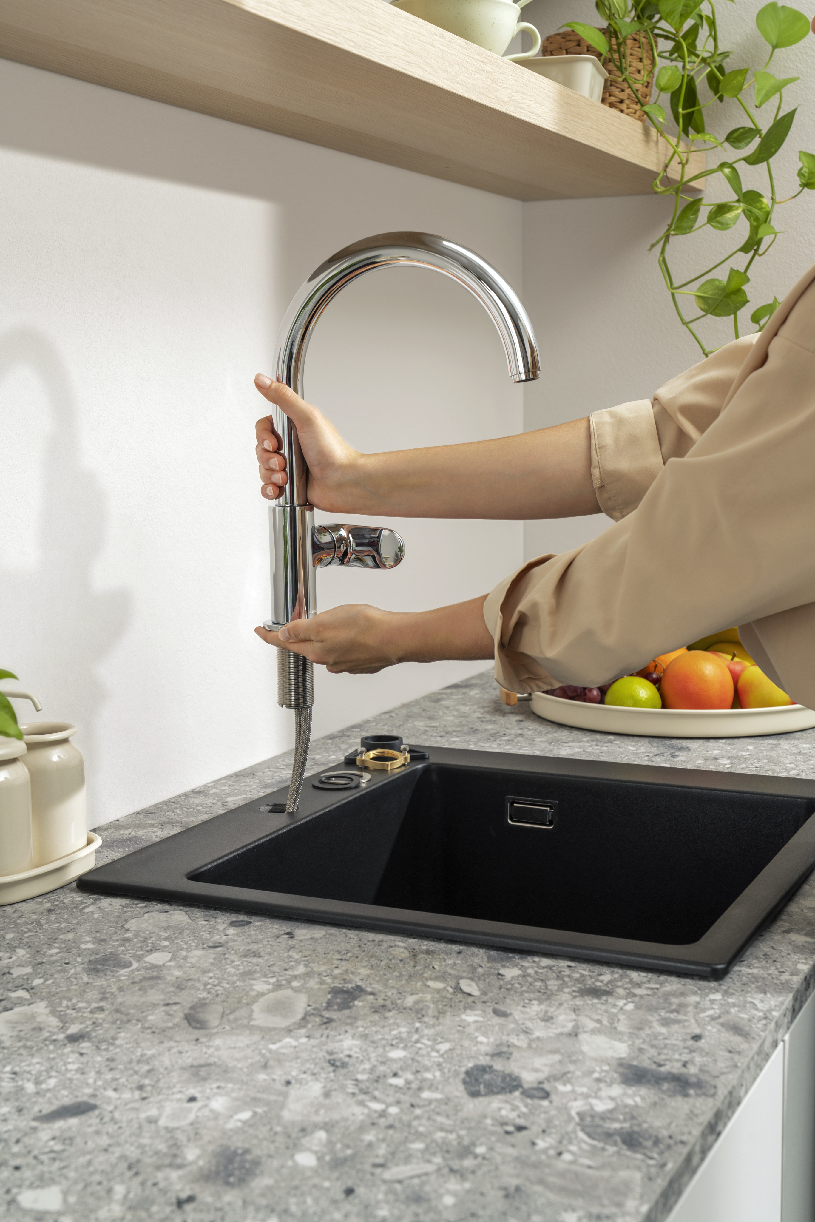 hansgrohe Kitchen mixer hansgrohe vernis blend m35 210 1jet ch