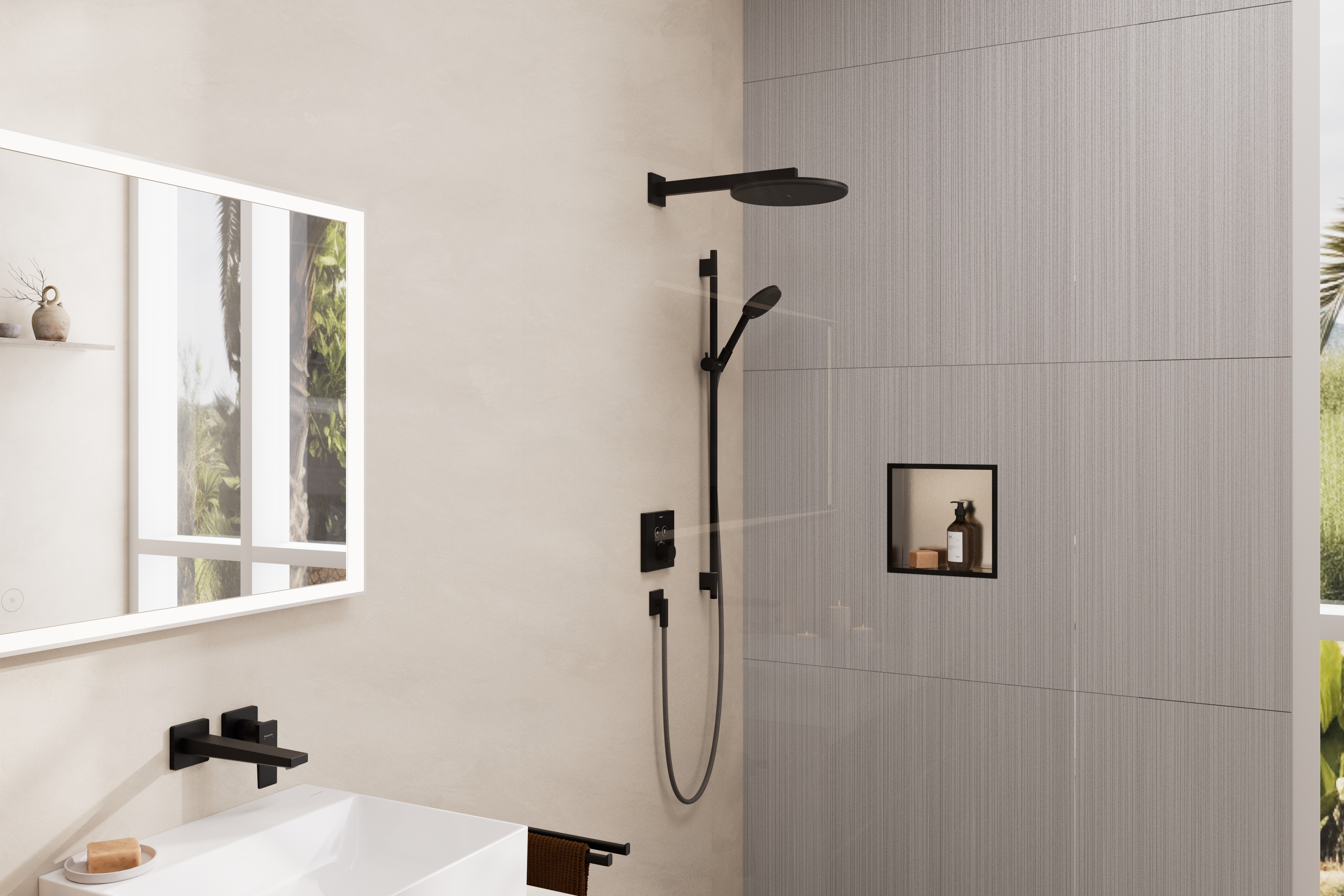 hansgrohe Duschslangar hansgrohe 28230670 design 200 cm must