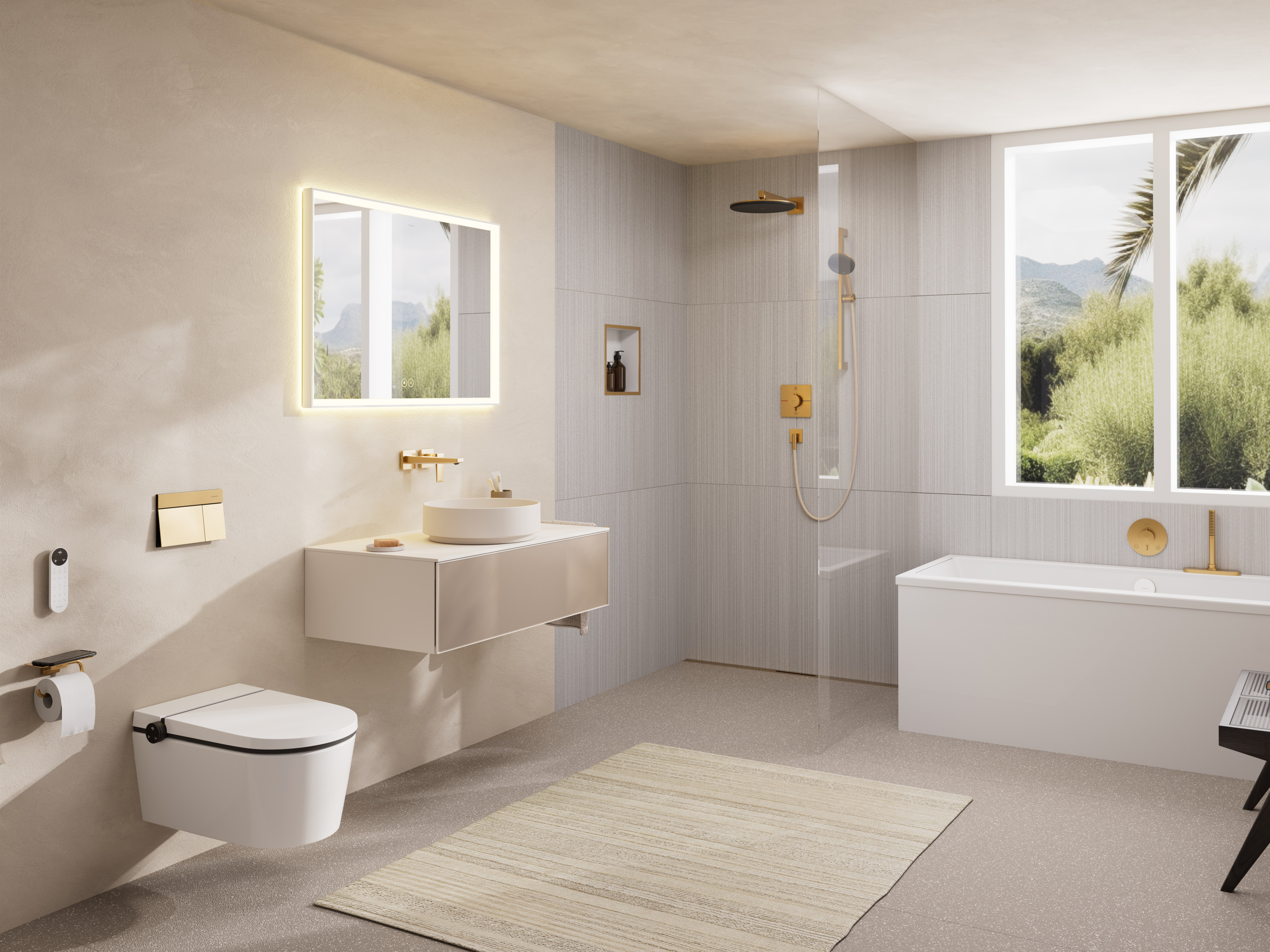 hansgrohe Hand shower hansgrohe 24125140 pulsify ecos pronssi