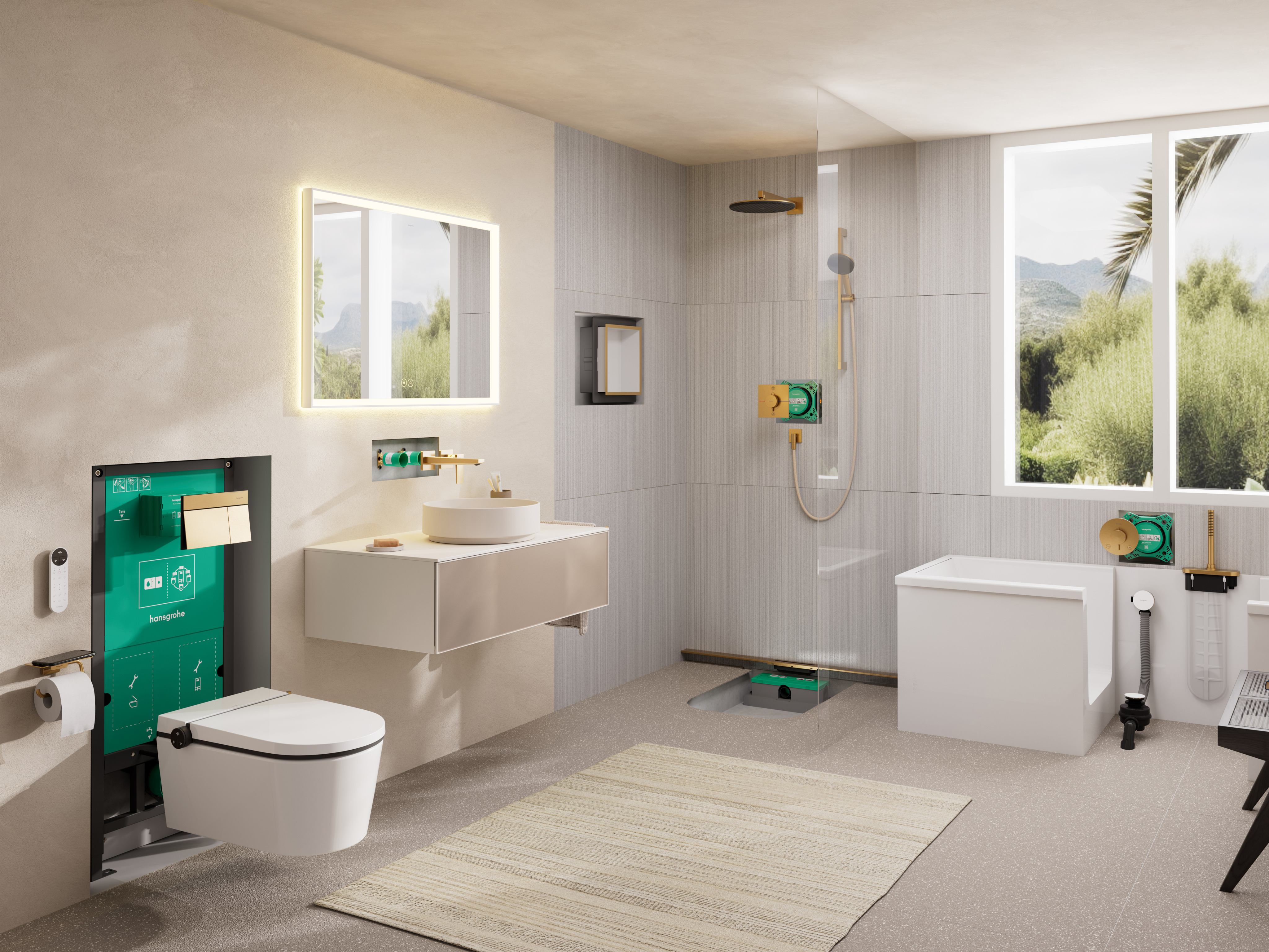 hansgrohe Concealed tap hansgrohe 13622180 body
