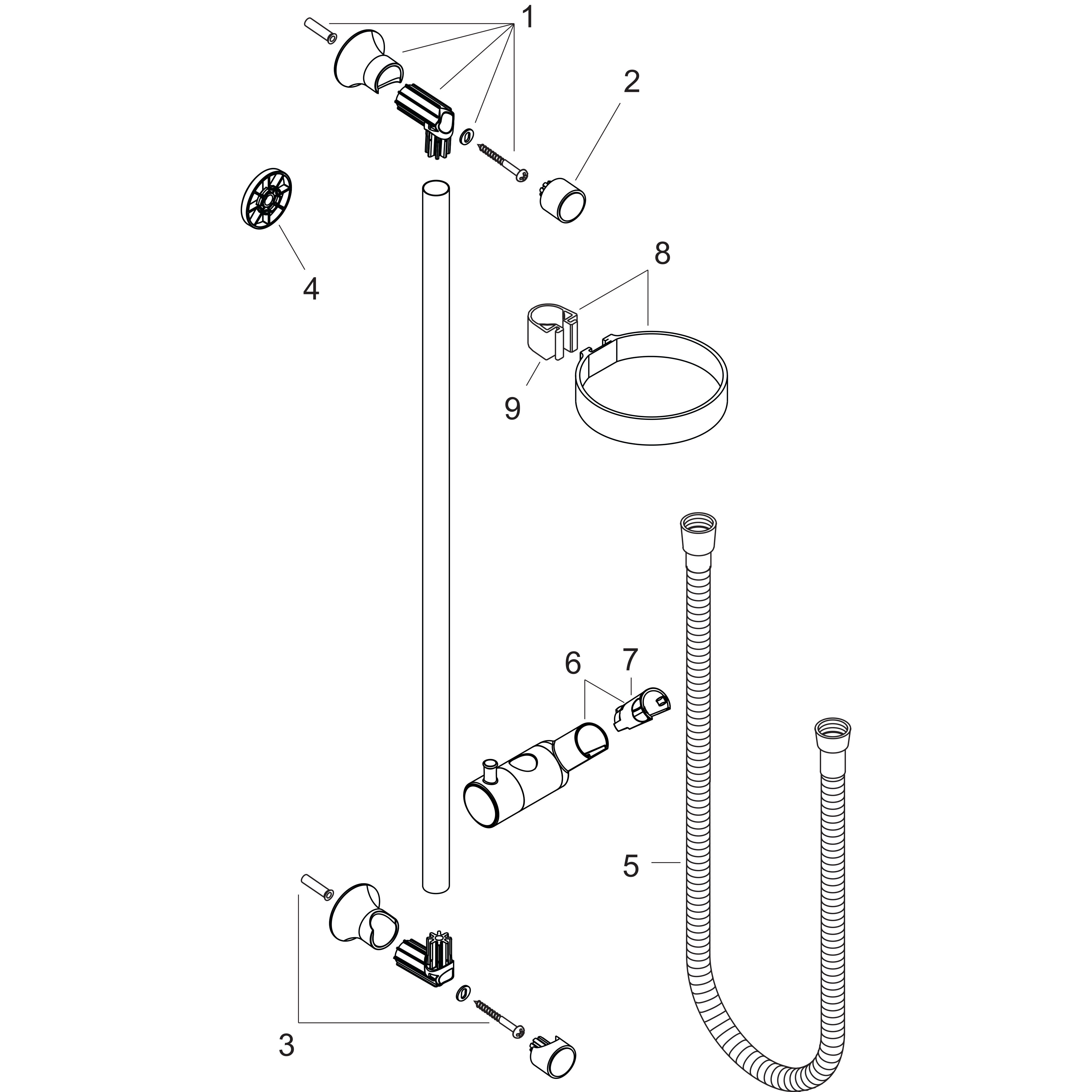hansgrohe Suihkutanko hansgrohe 27617000 unica'classic