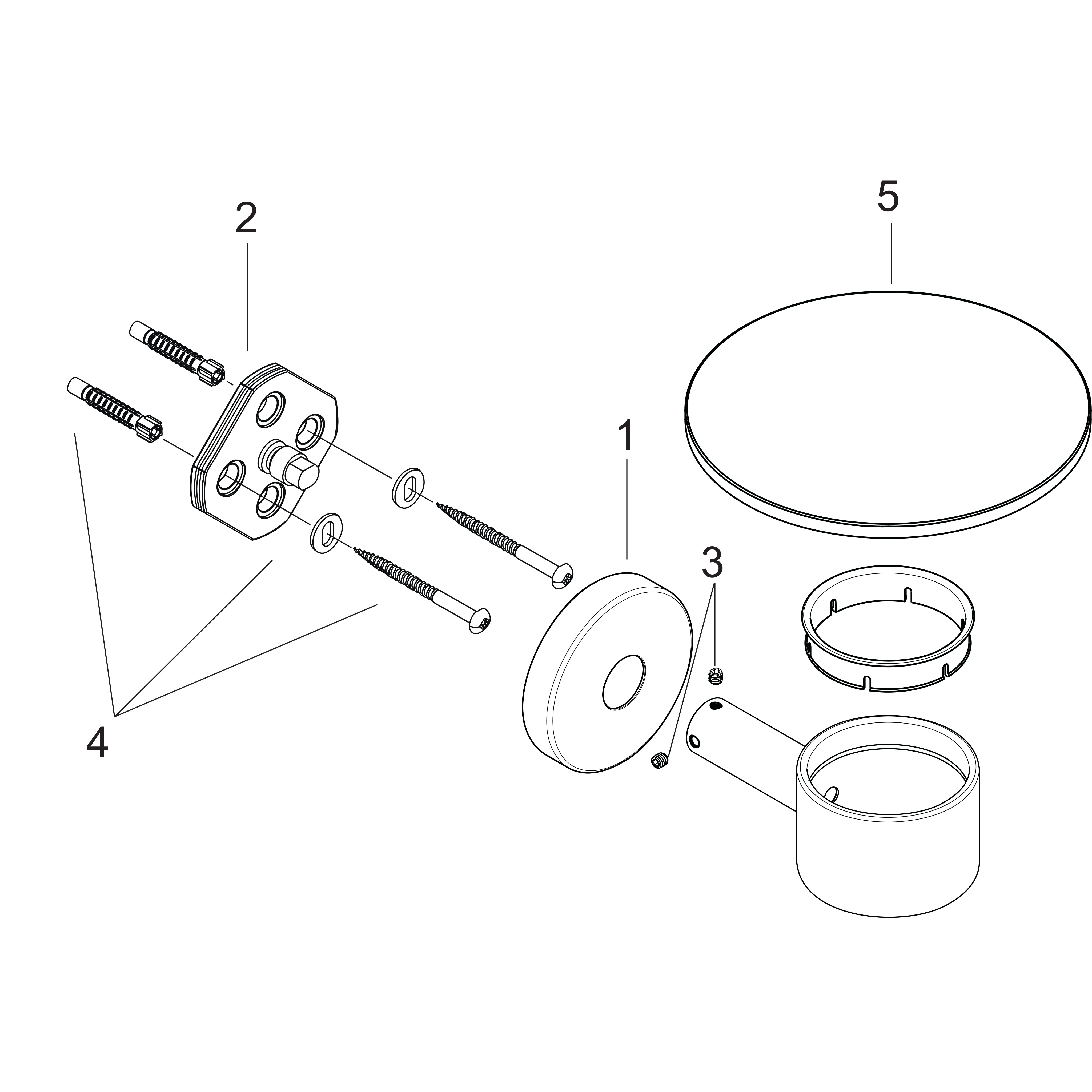 hansgrohe Soap tray hansgrohe 40515000 logis