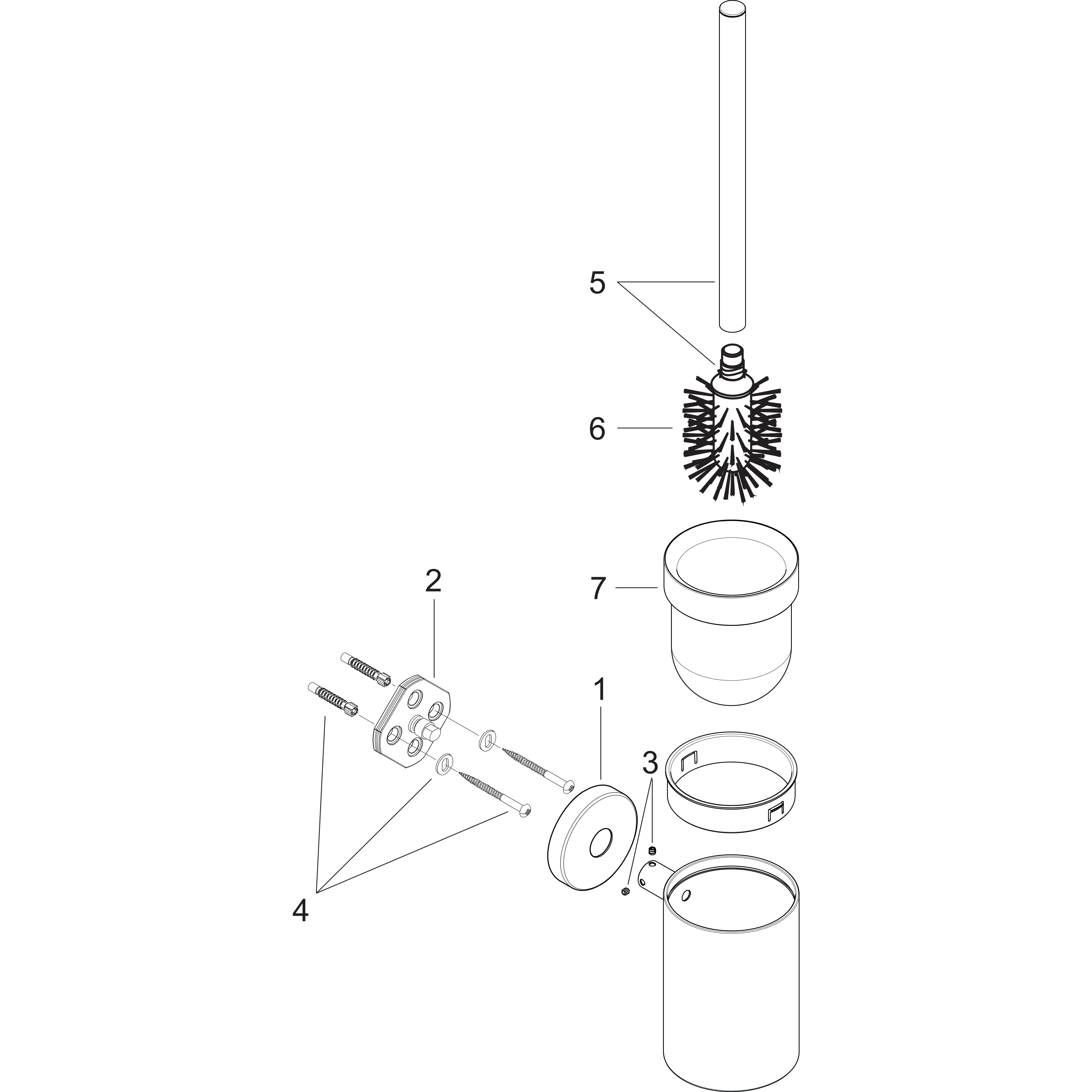 hansgrohe Wc-harja hansgrohe 40522000 logis