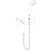 hansgrohe Handduschset hansgrohe 27558000 crometta 85/porter'c