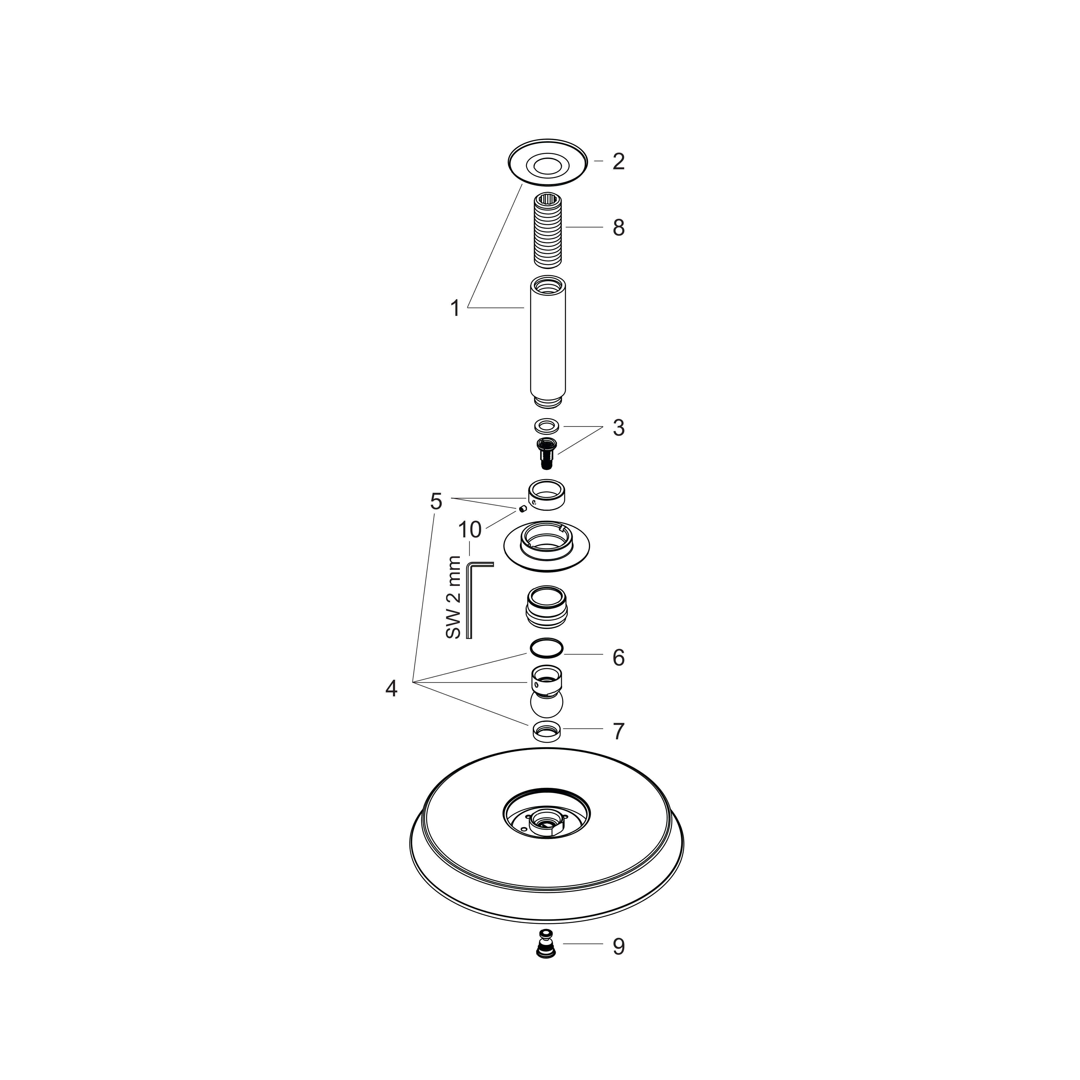 hansgrohe Takdusch hansgrohe 27405000 raindance 240 takrör
