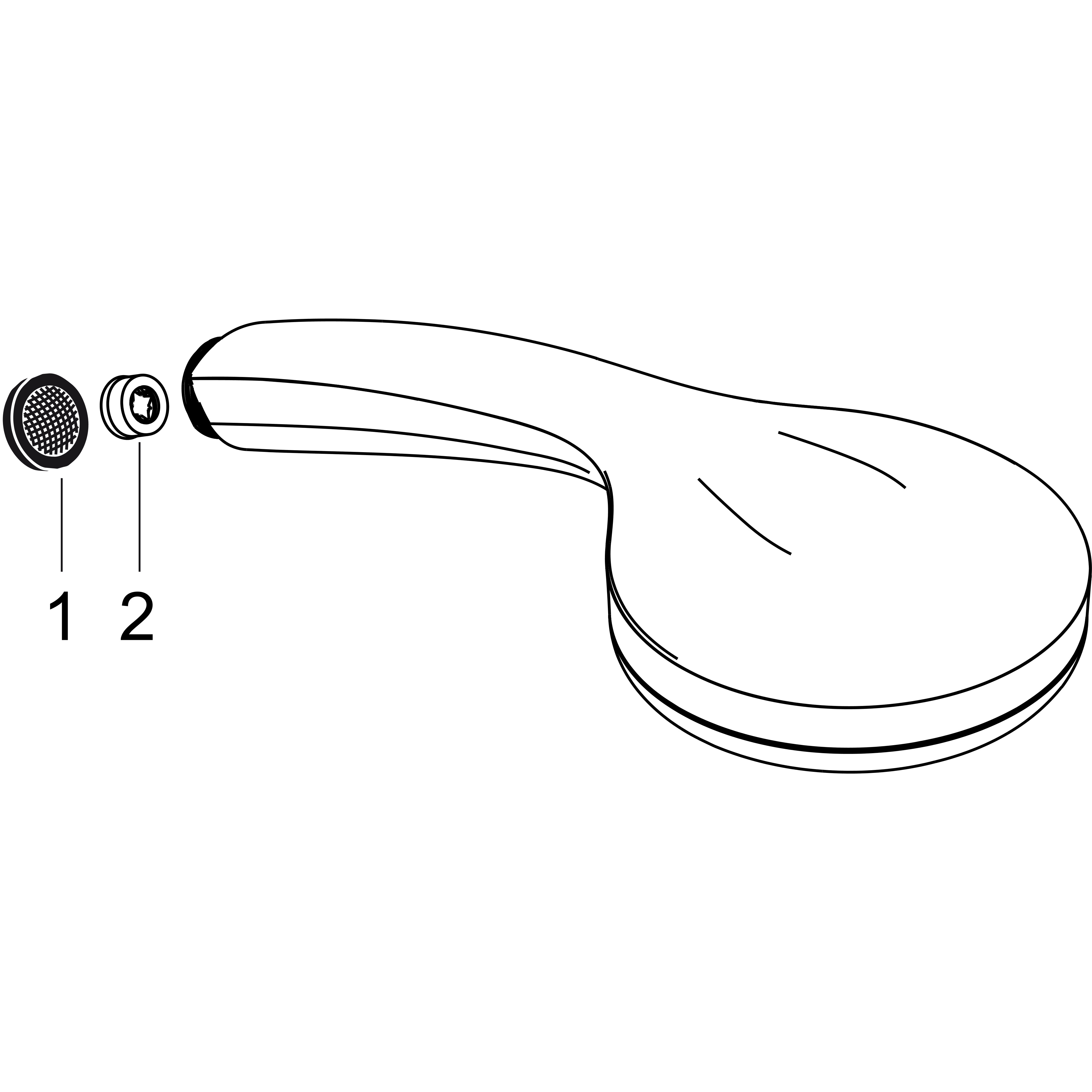 hansgrohe Hand shower hansgrohe 28583000 croma 100