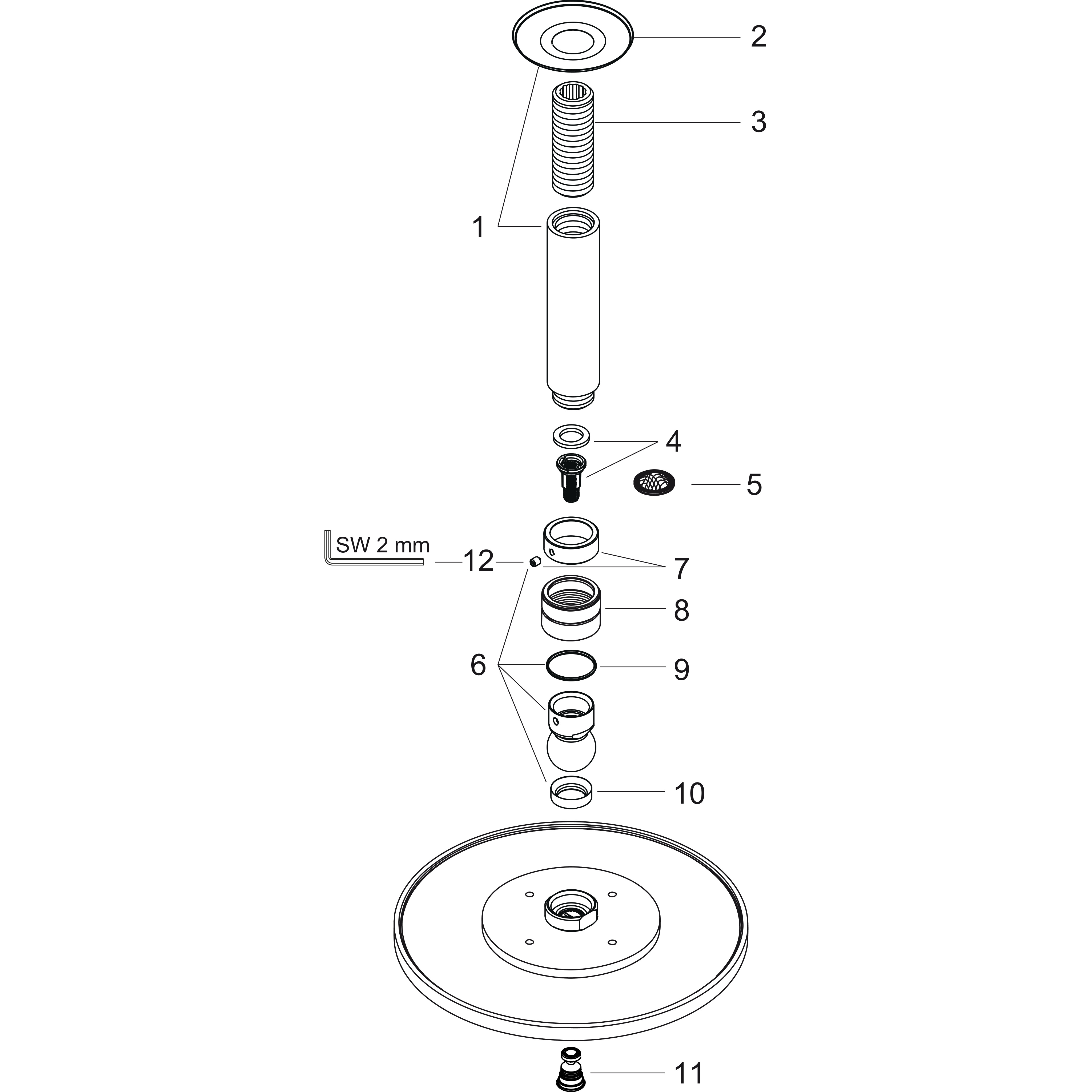 hansgrohe Takdusch hansgrohe 27478000 raindance
