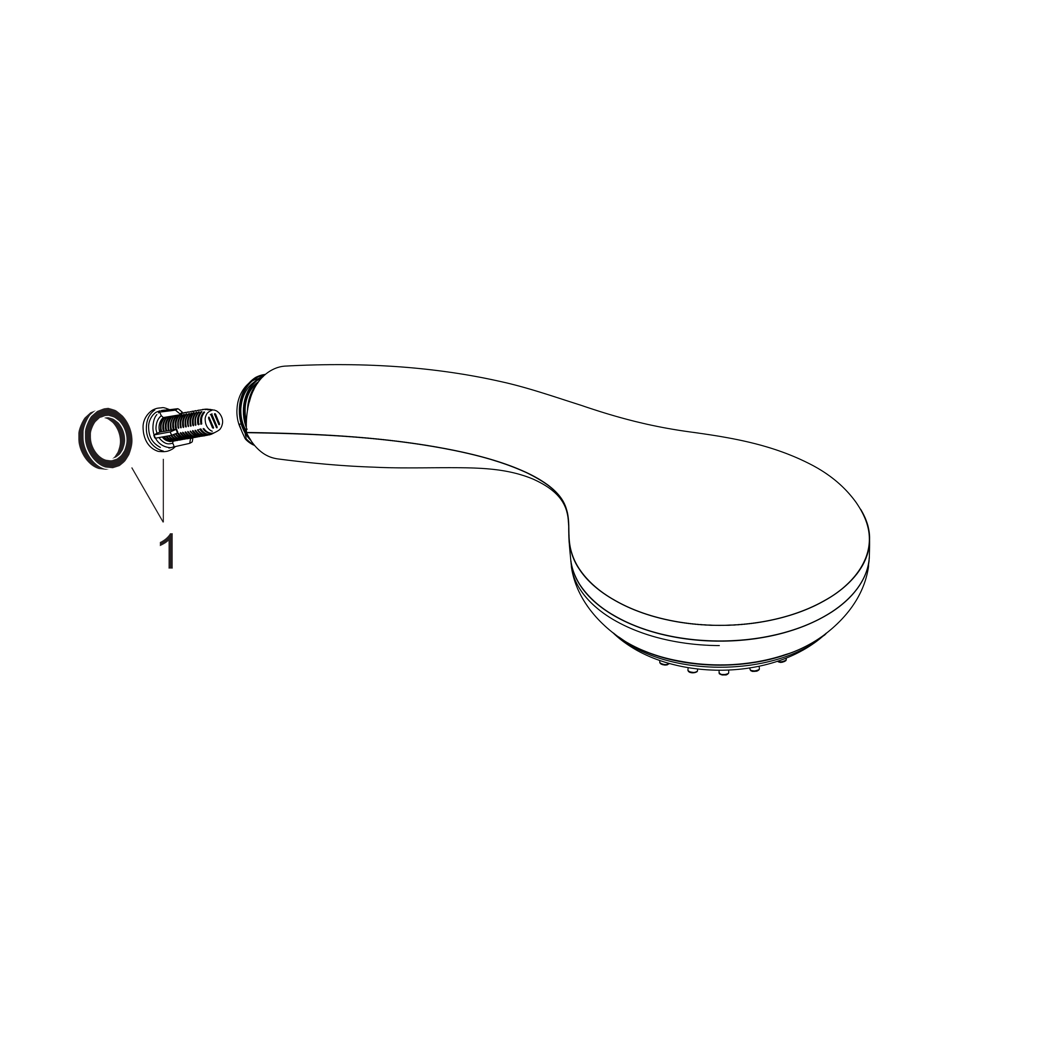 hansgrohe Käsisuihku hansgrohe 28585000 crometta 85