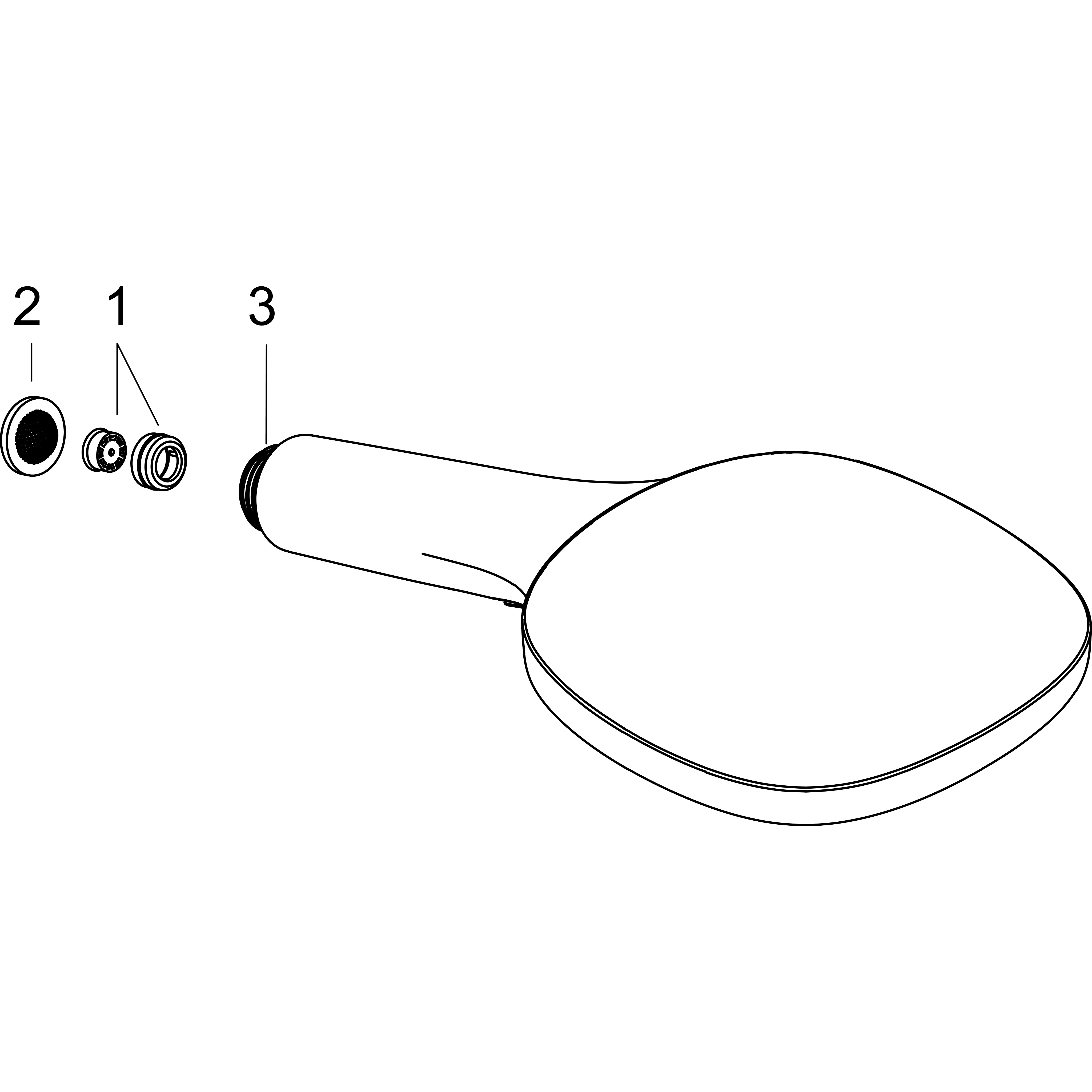 hansgrohe Hand shower hansgrohe 26551000 select e 150 3jet eco