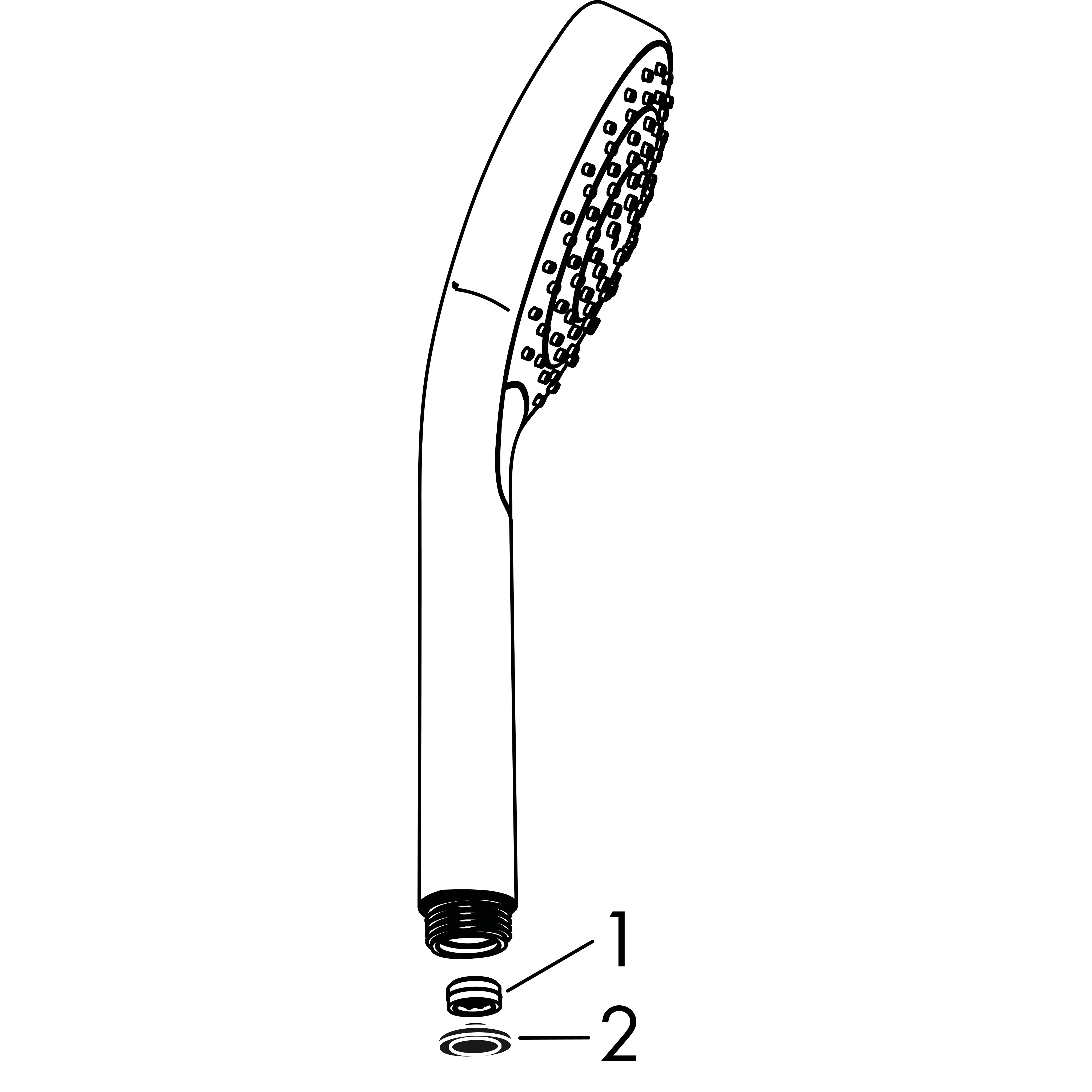 hansgrohe Käsisuihku hansgrohe 26815400 croma select e eco 9l