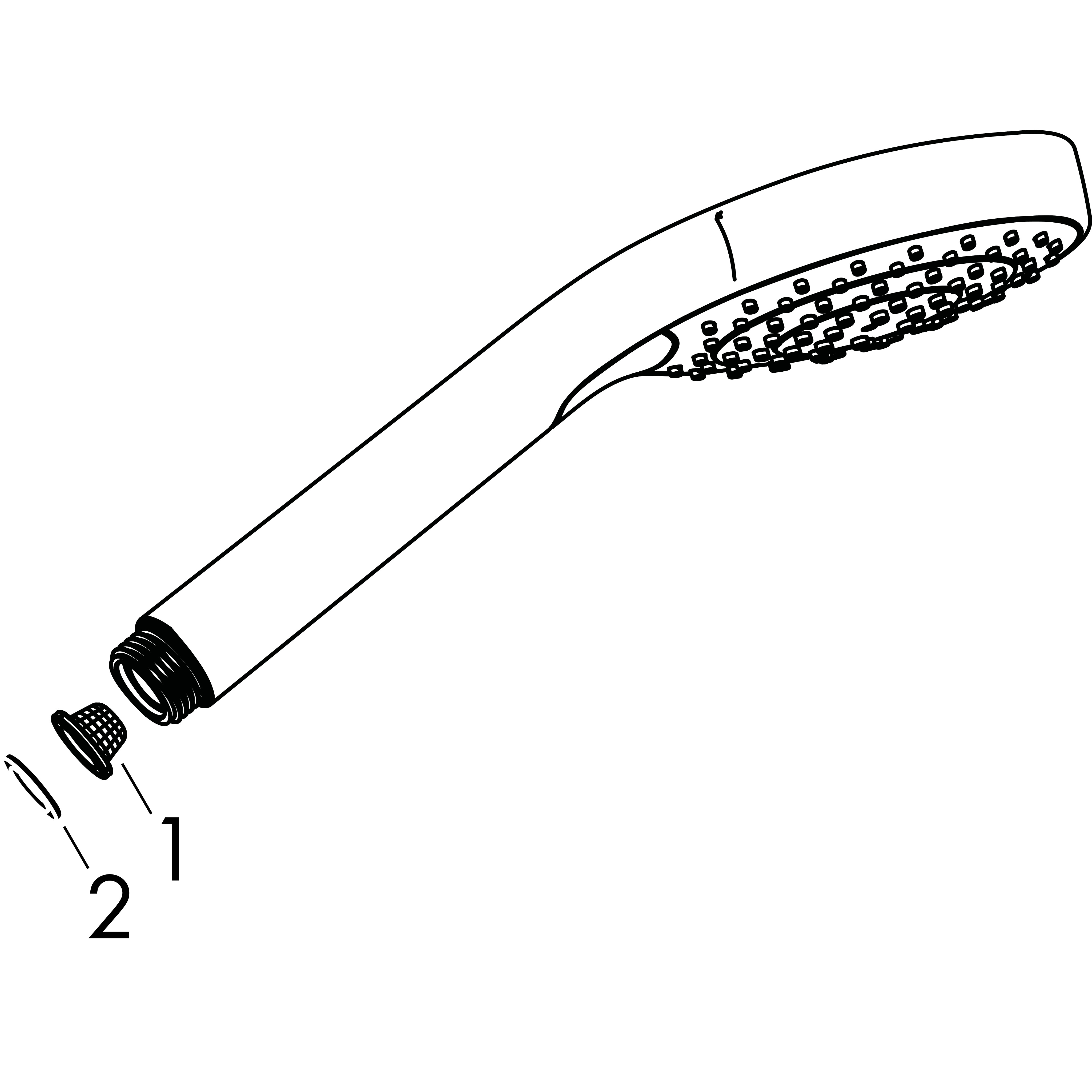 hansgrohe Hand shower croma select hg 26802400 showerhead 110mm