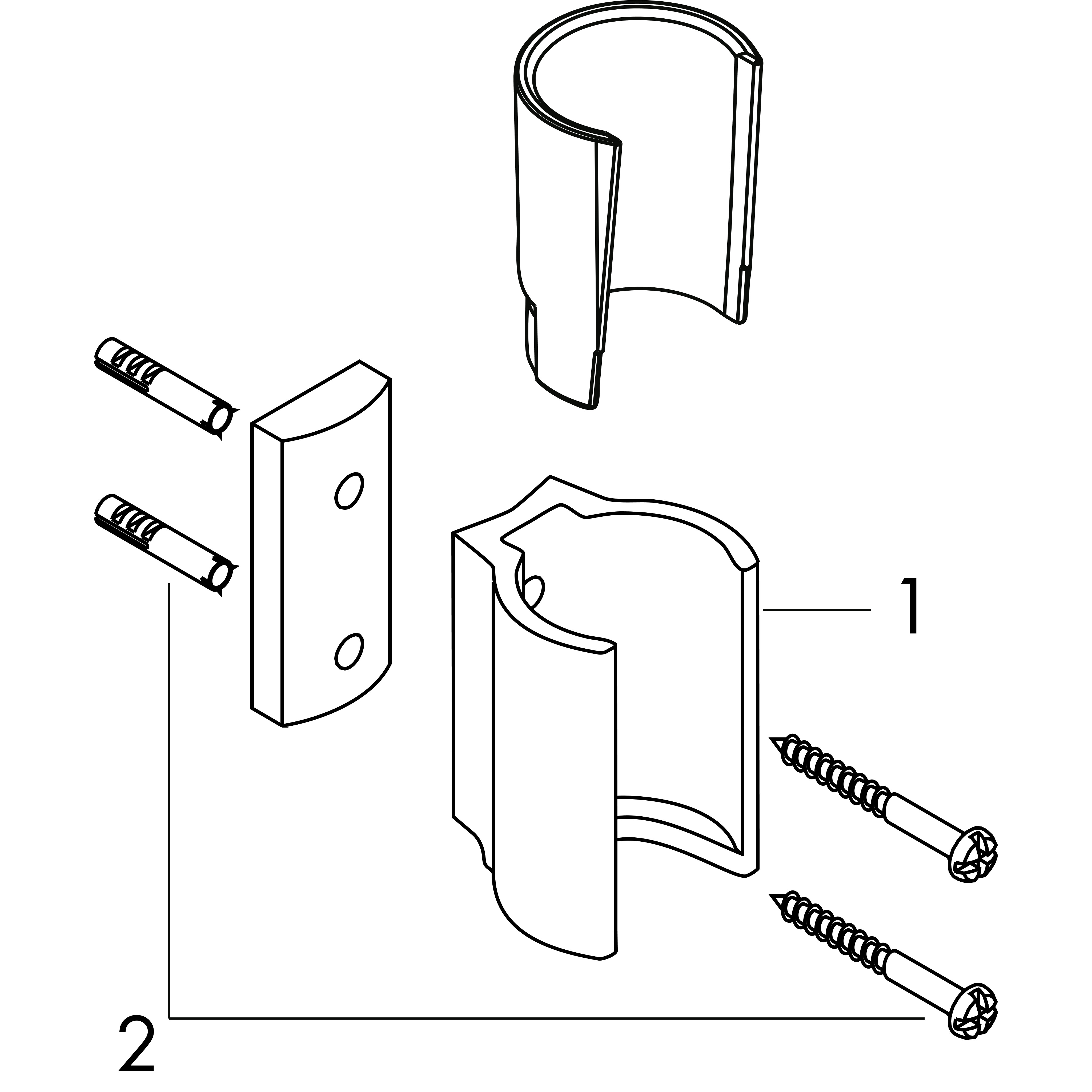 hansgrohe Upphängare hansgrohe 27515000 axor starck