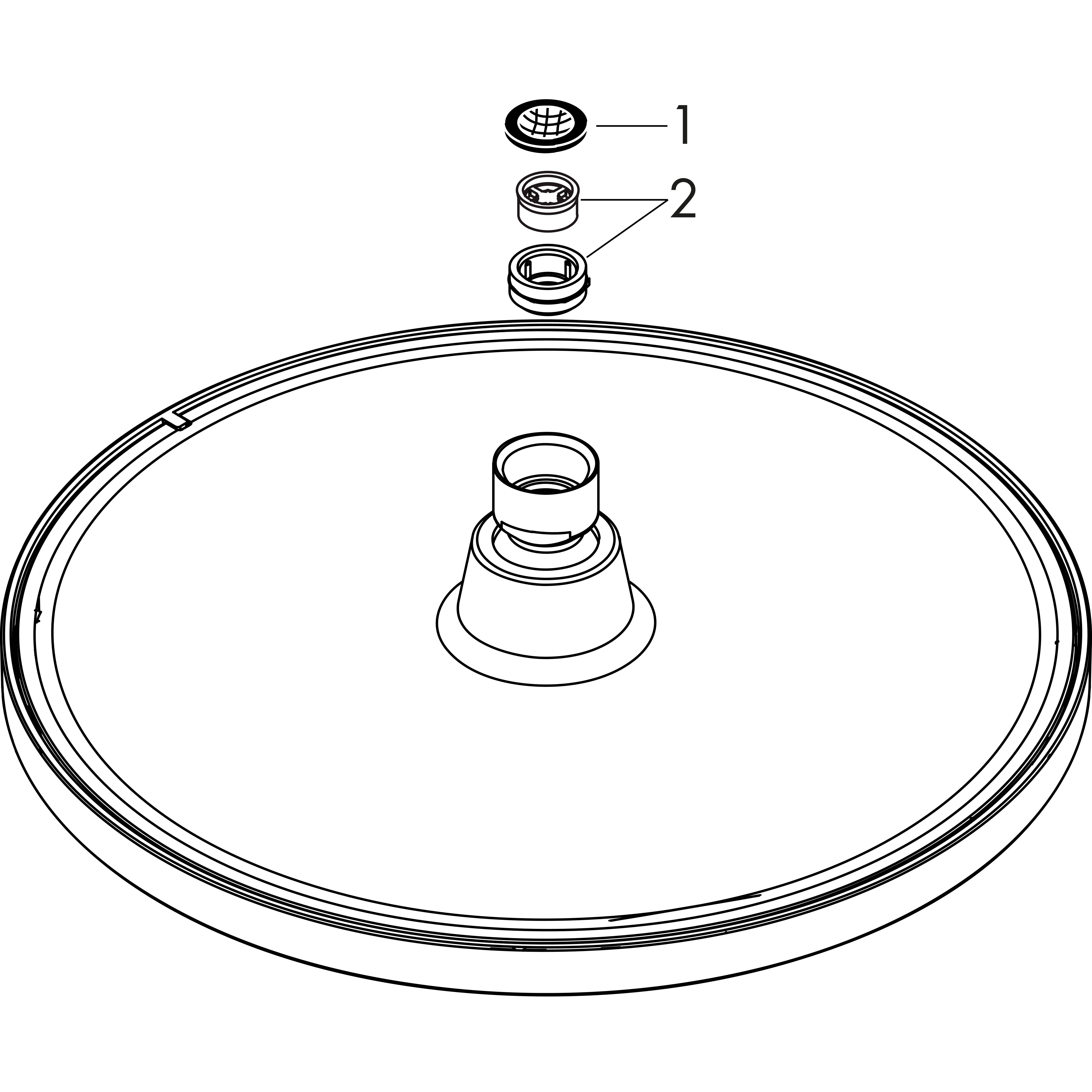 hansgrohe Takdusch hansgrohe 26724000 crometta s 240 1jet