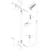 hansgrohe Handduschset hansgrohe 26532400 crometta vario 65cm