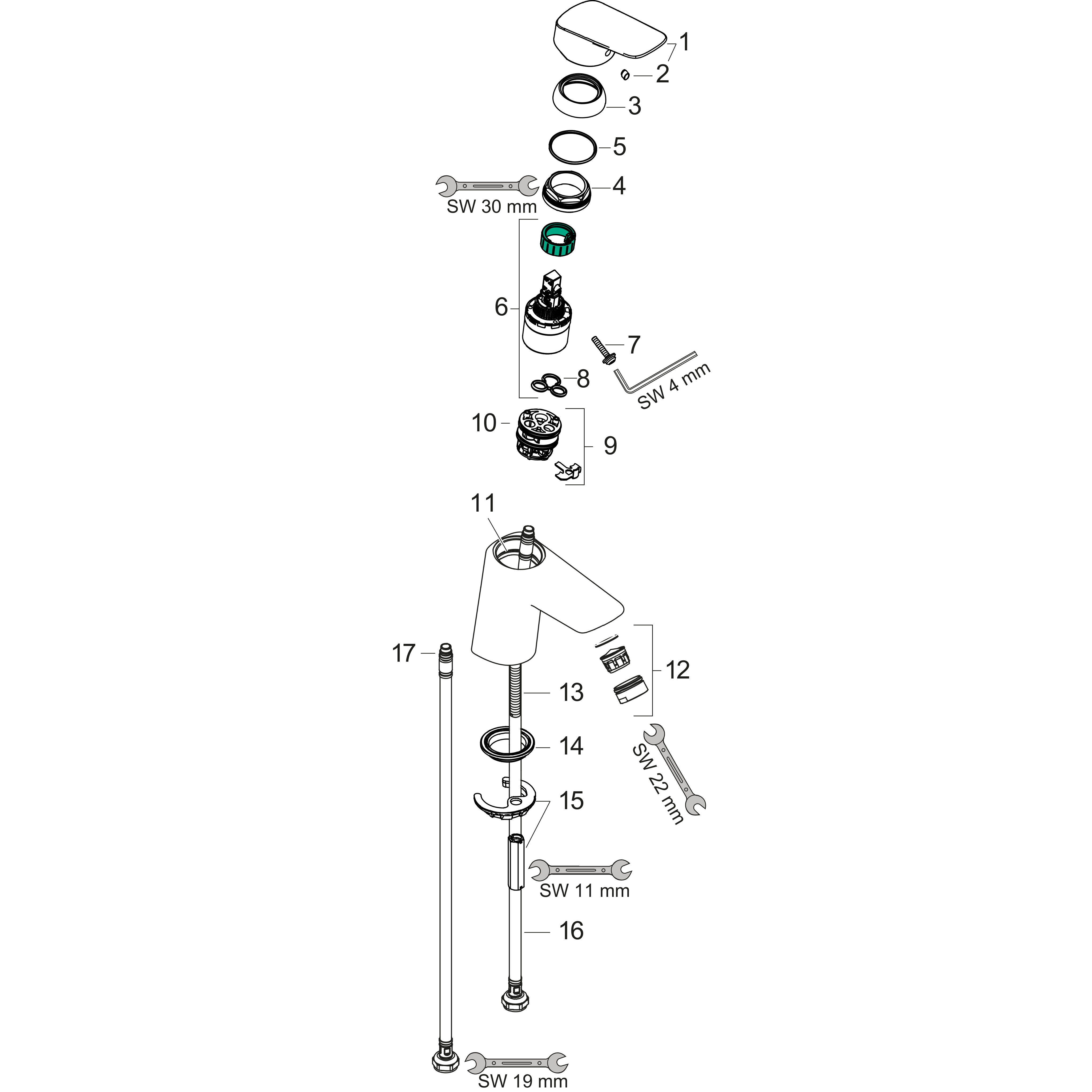 hansgrohe Pesuallashana hansgrohe 71073000 logis 70 coolstart