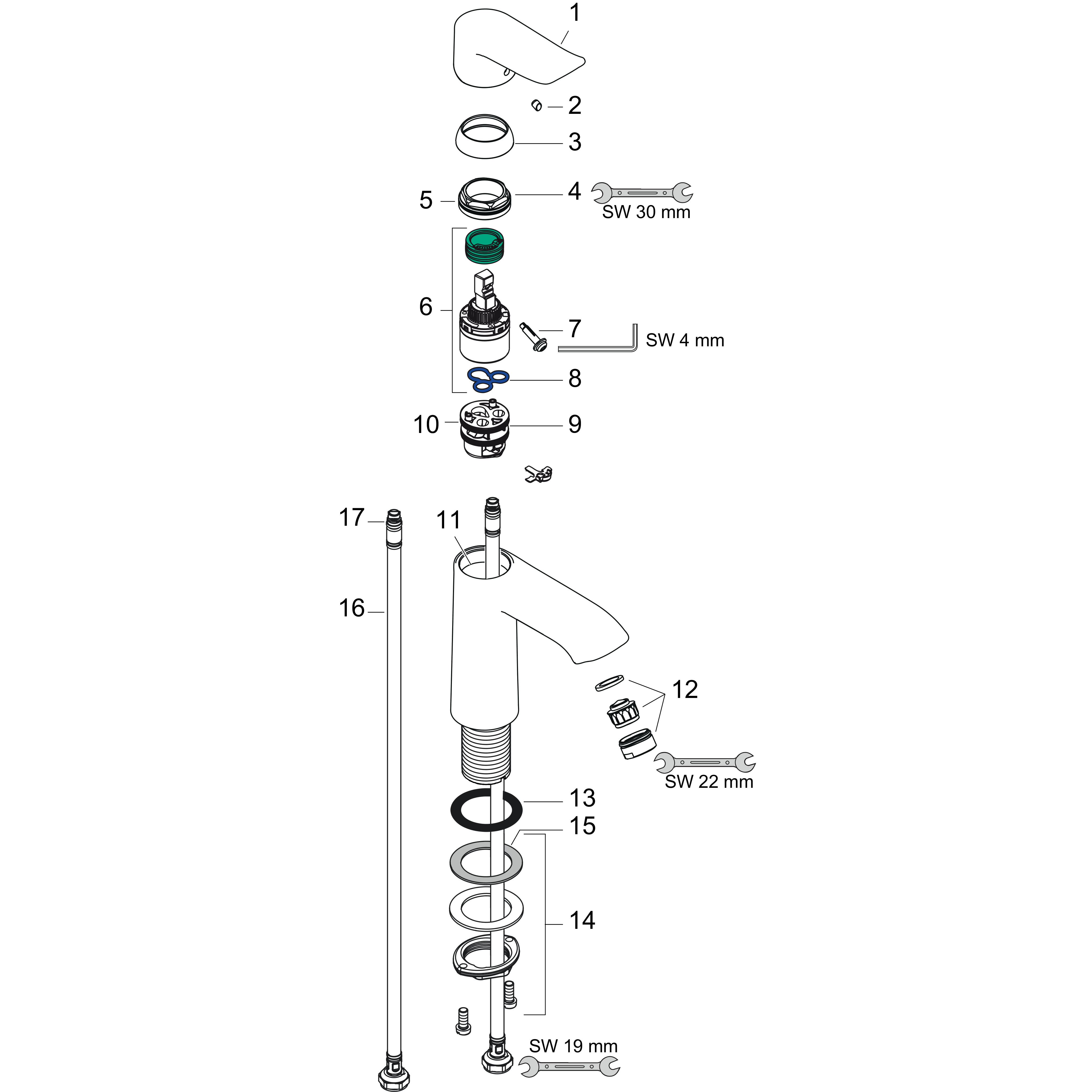hansgrohe Pesuallashana hansgrohe 31045000 metris 110
