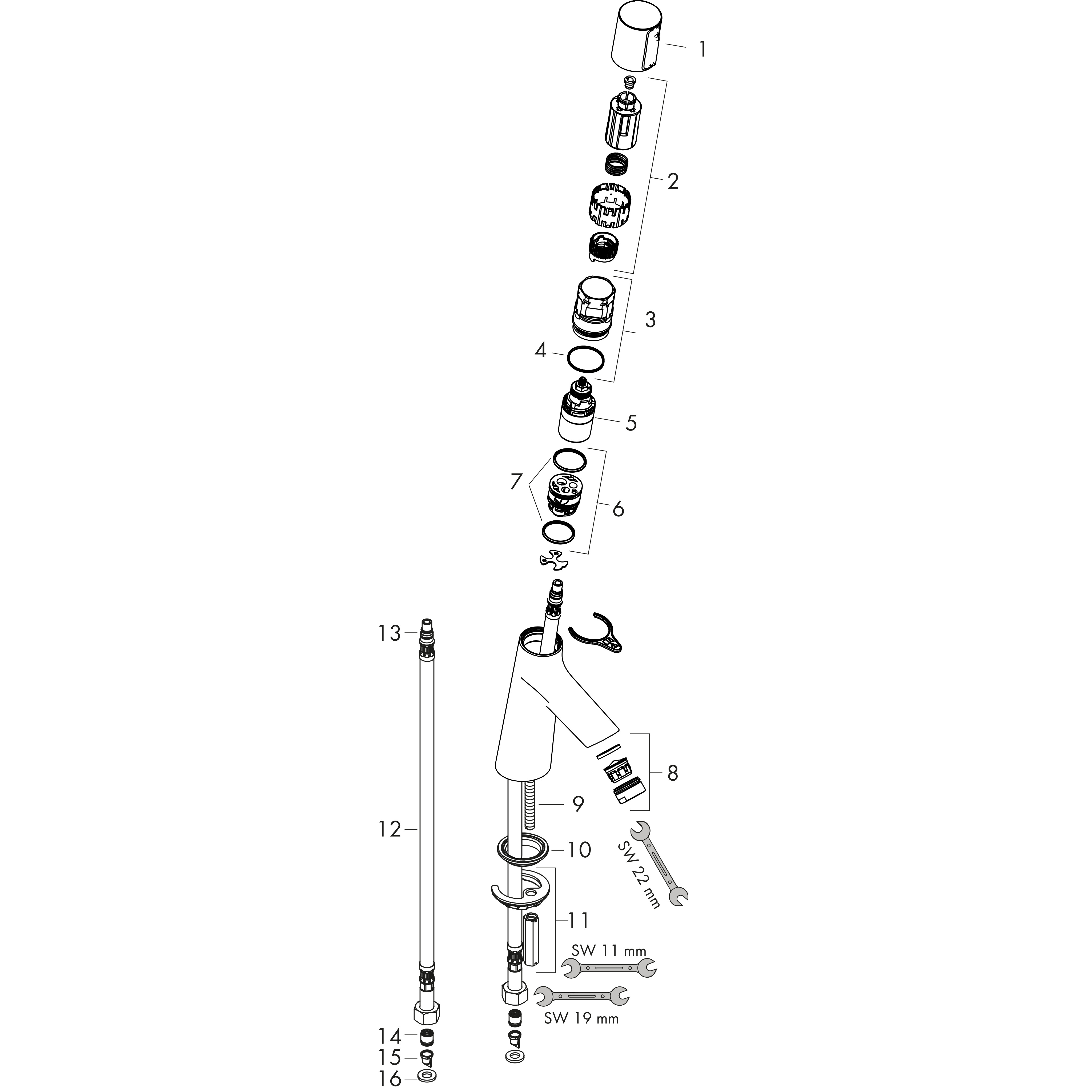 hansgrohe Pesuallashana hansgrohe 72041000 talis select s 80