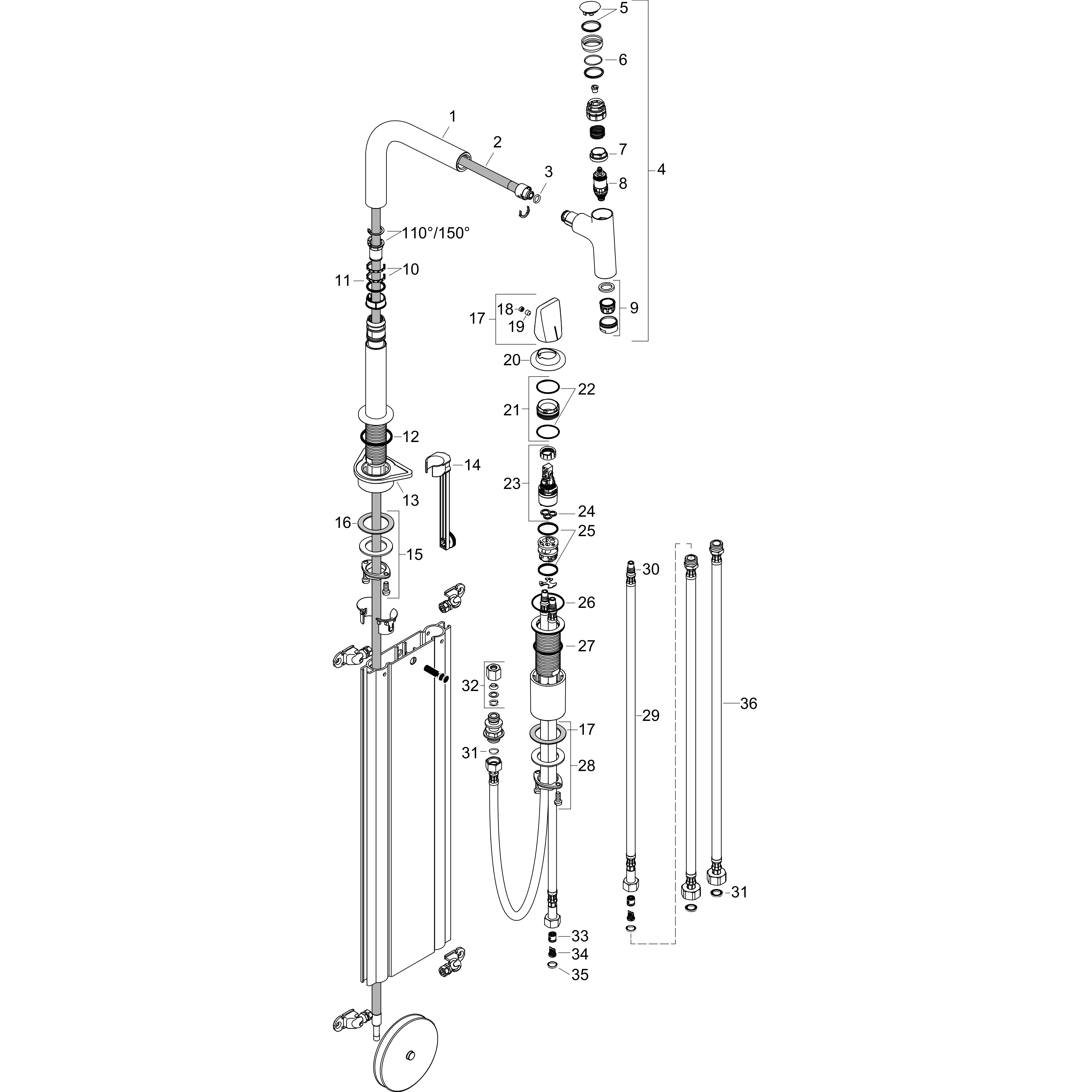 hansgrohe Keittiöhana hansgrohe 73804000 metris m71 200 1jet