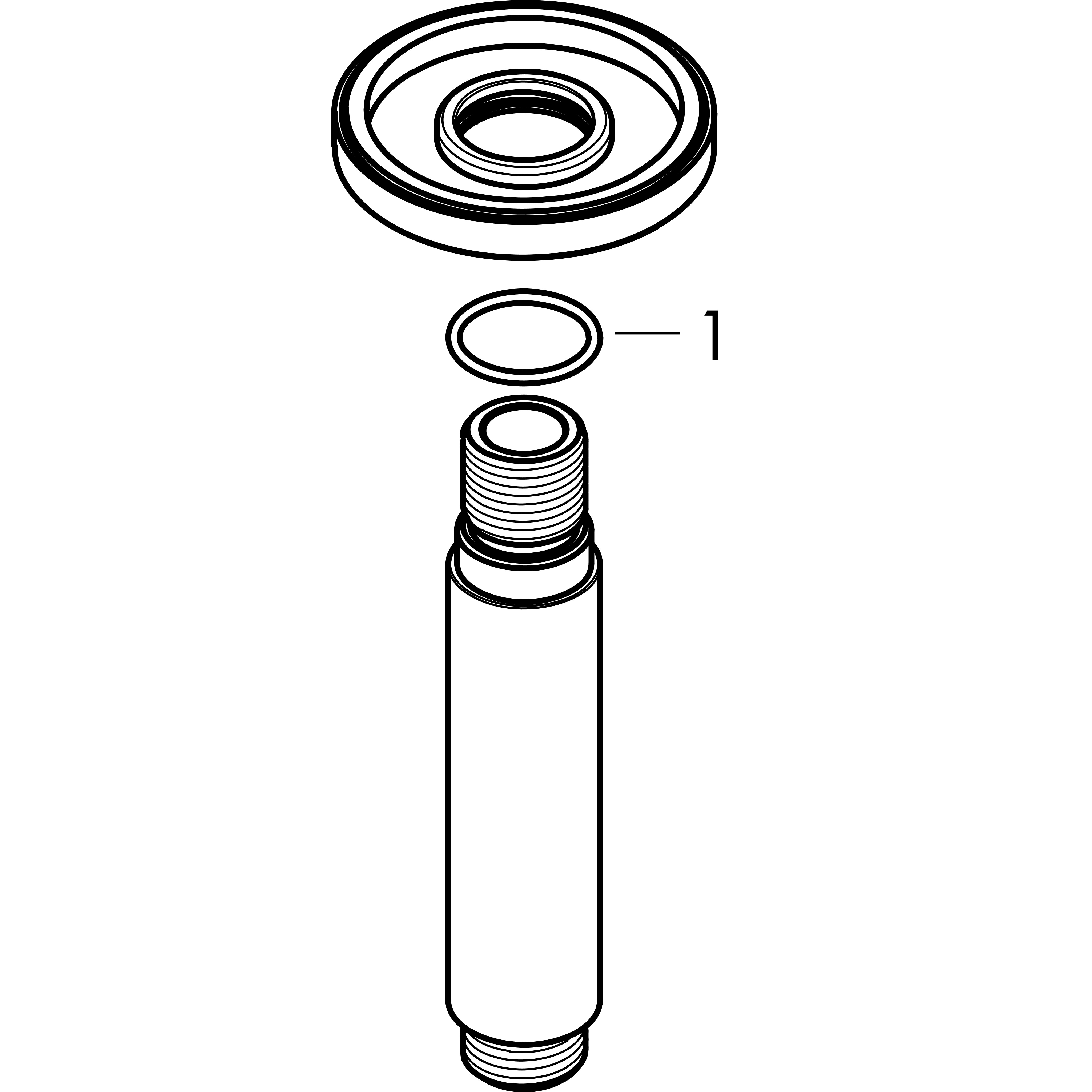 hansgrohe Kattoputki hansgrohe 27805000 vernis bl 300 kromi
