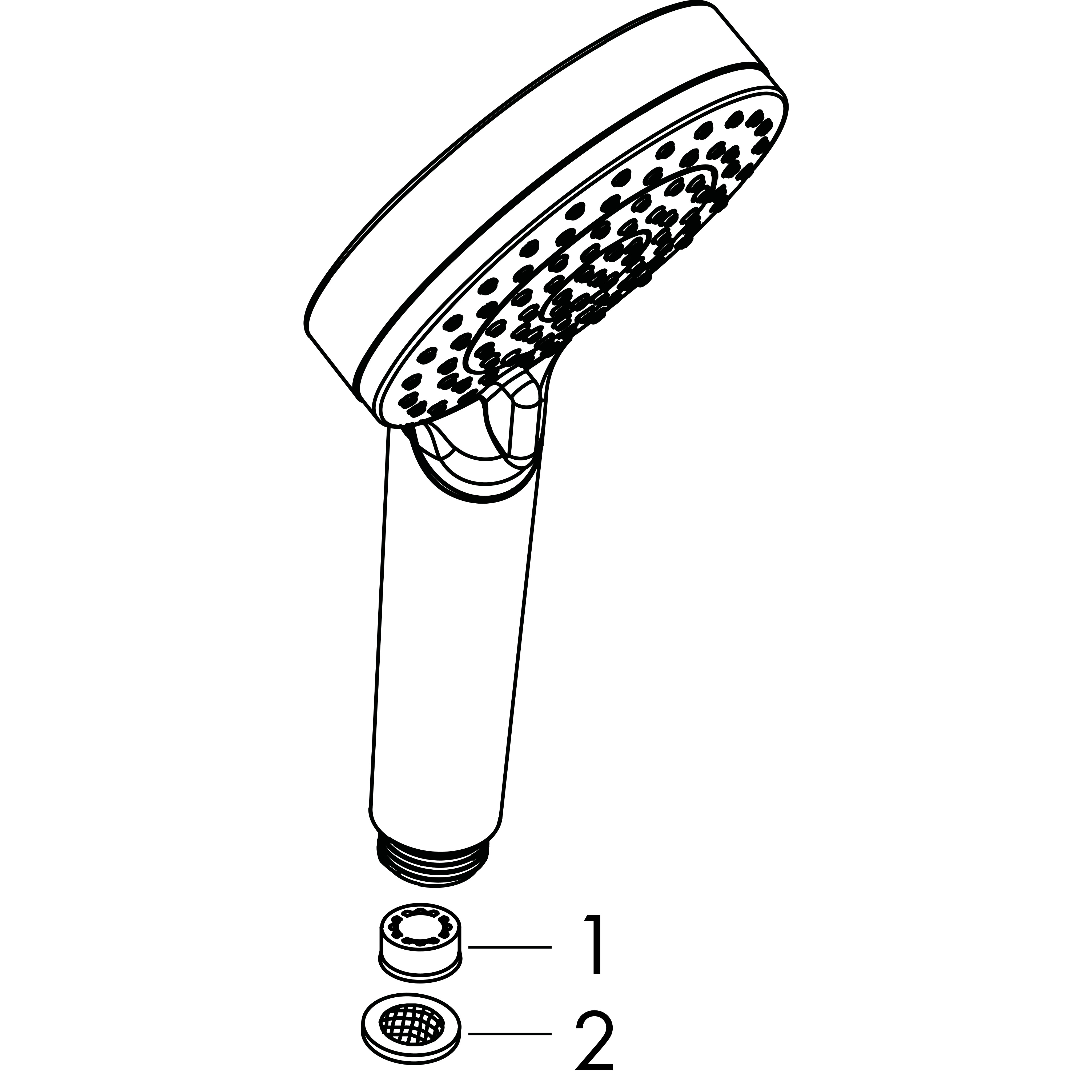 hansgrohe Hand shower hansgrohe vernis blend vario green