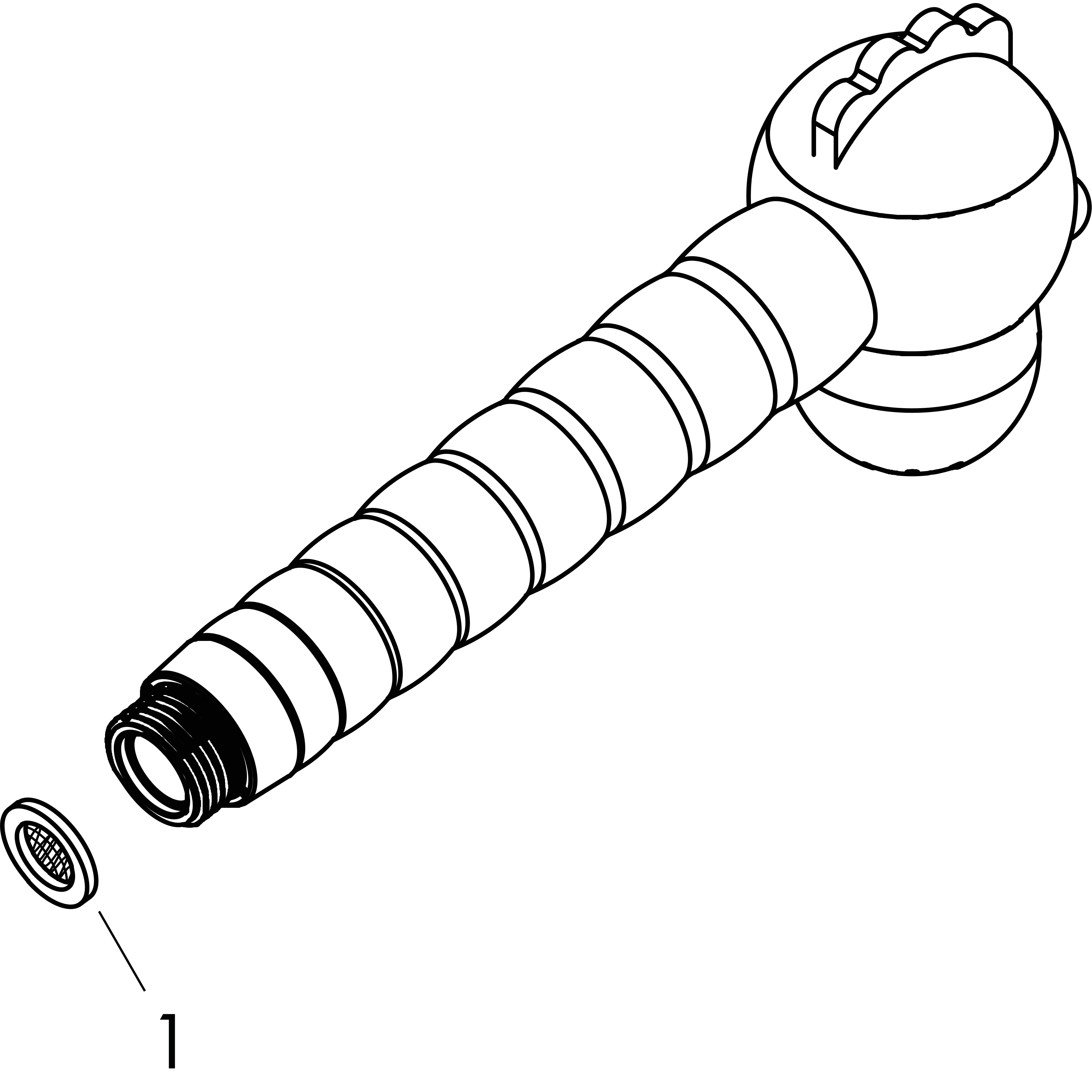 hansgrohe Käsisuihku hansgrohe 28787640 jocolino 2j seepra