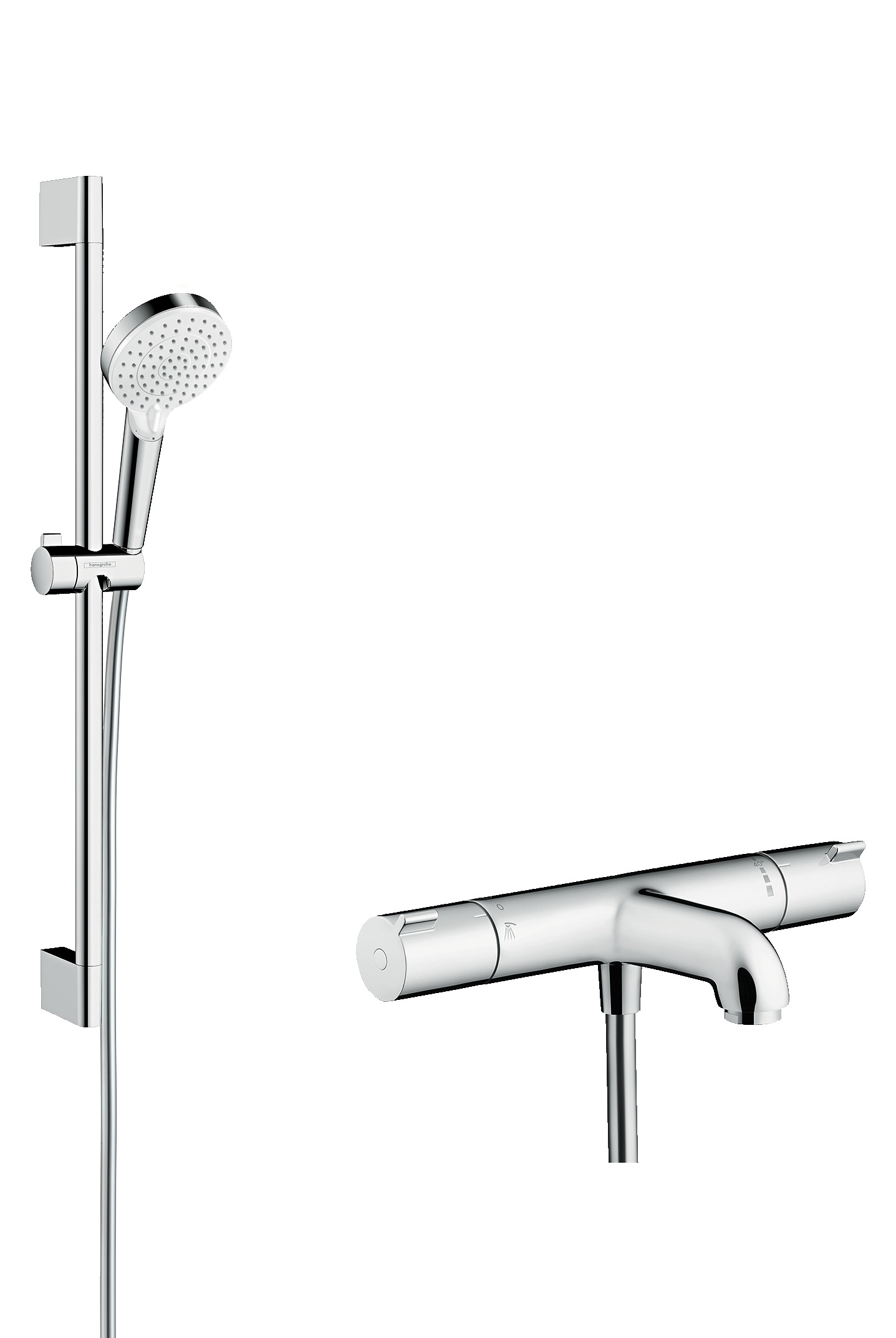 hansgrohe Combiset hansgrohe 26699400 ecostat cl cromett sp