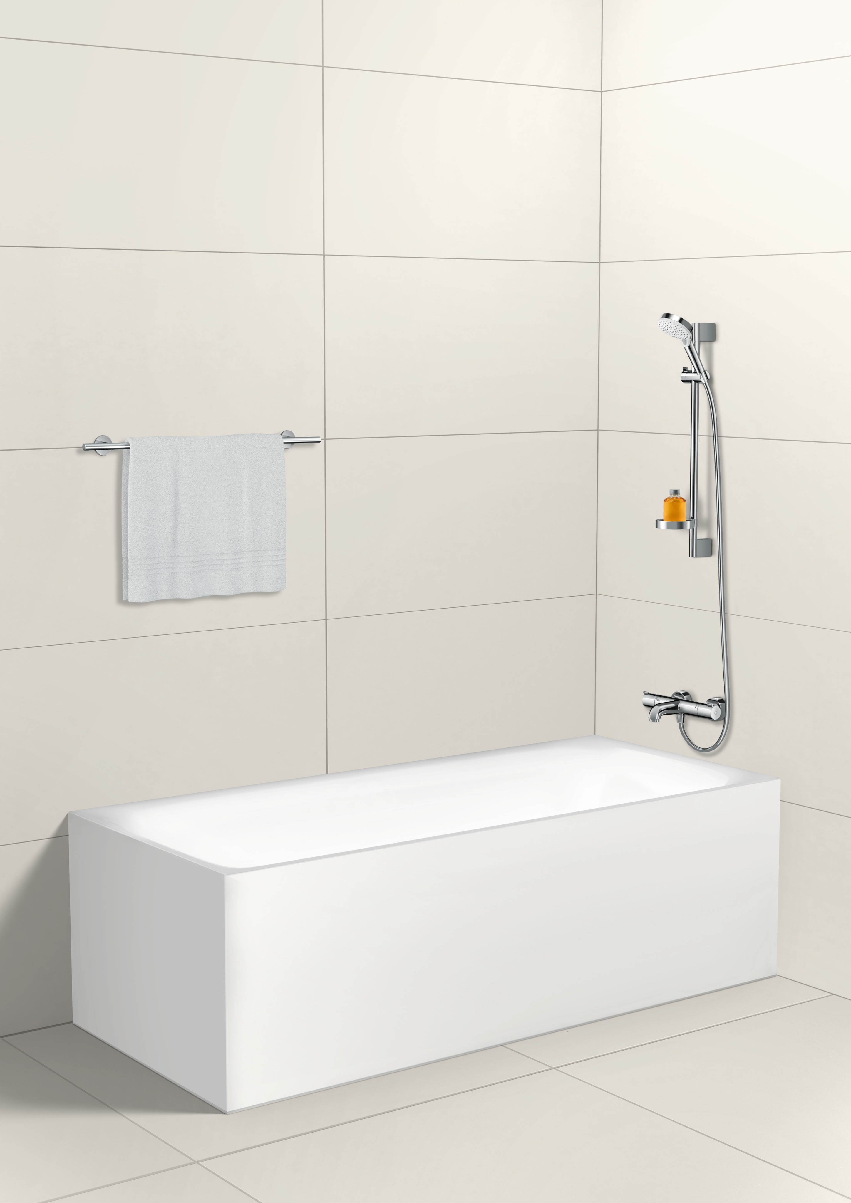 hansgrohe Handduschset hansgrohe 26553400 crometta vario 65cm