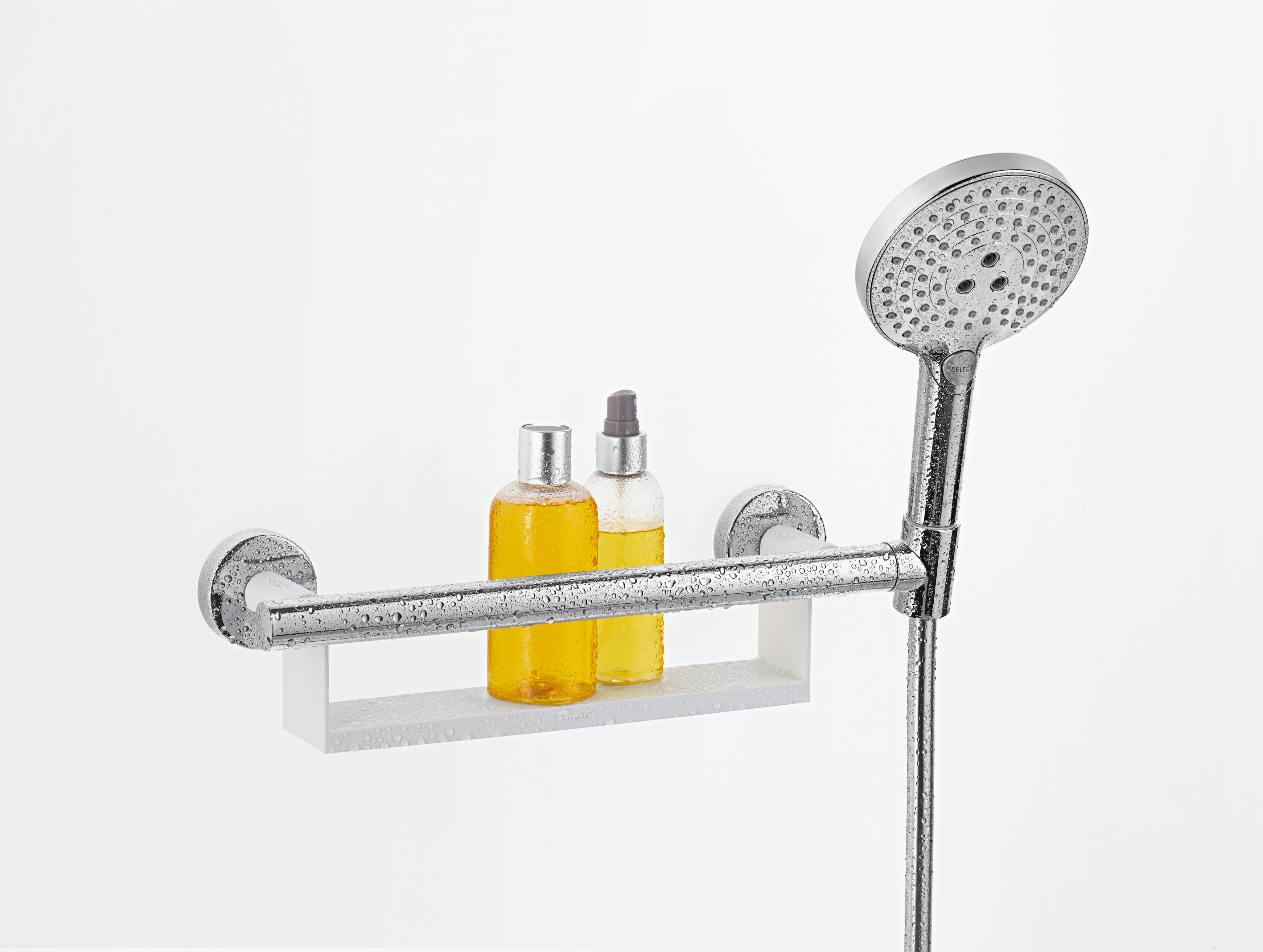 hansgrohe Tukitanko hansgrohe 26328400 sis.hylly ja pidike