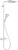 hansgrohe Showersystem hansgrohe 27867000 rdsel s240 powderrain