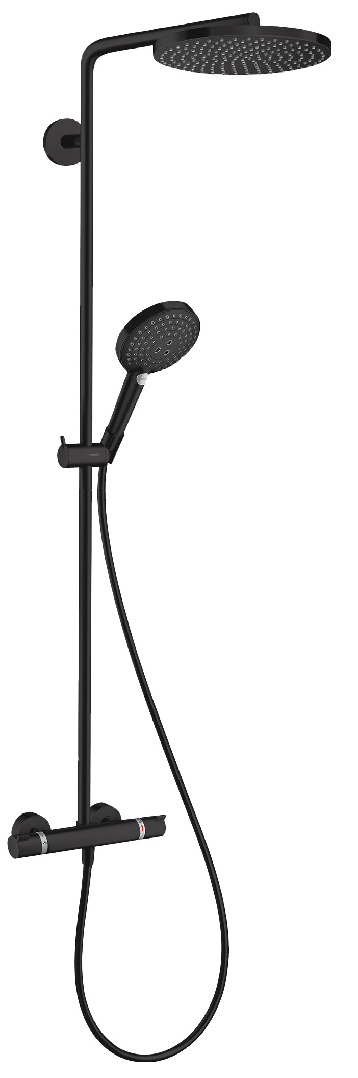 hansgrohe Showersystem hansgrohe 27867670 rdsel 240 powder blac