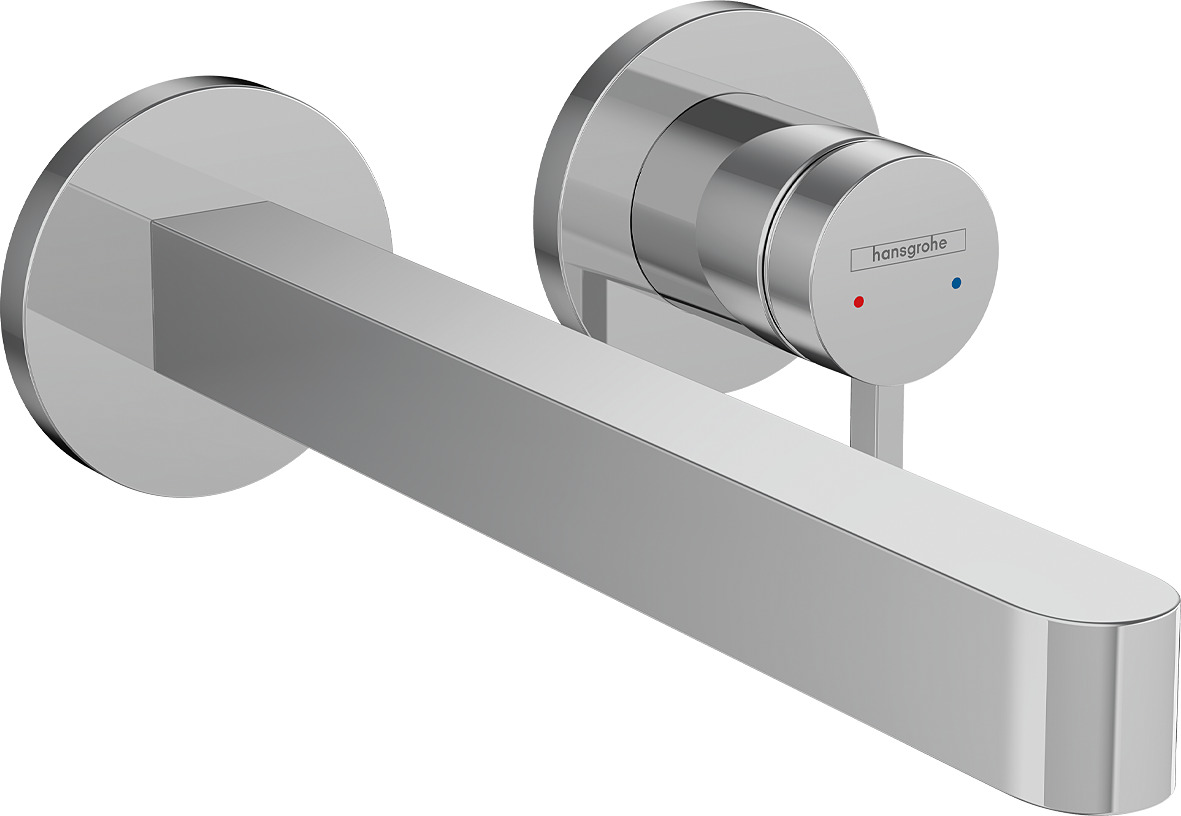 hansgrohe Conc.inst.wall basin mixer hg finoris 22,8cm chrom
