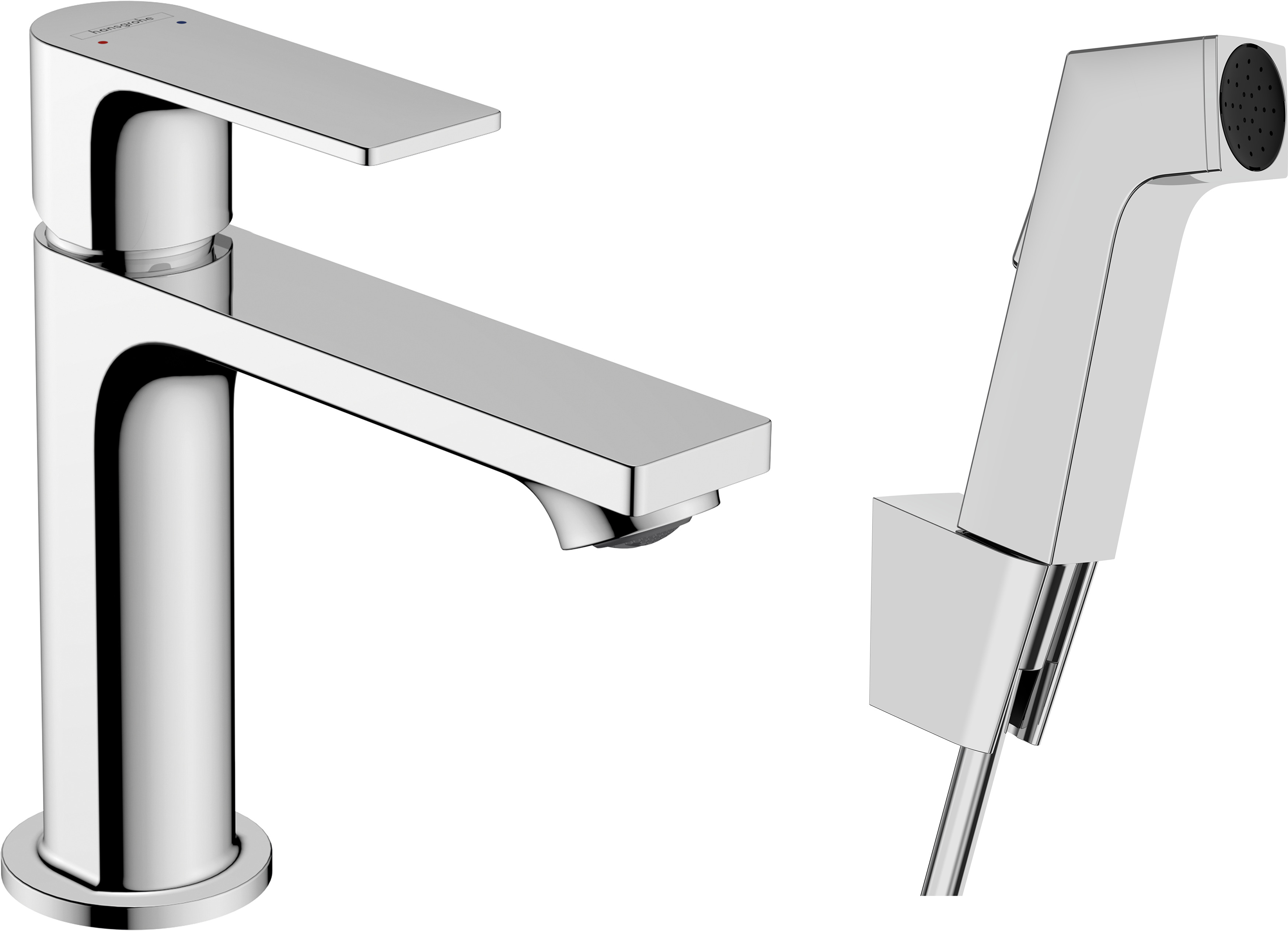 BASIN MIXER HANSGROHE 72216000 REBRIS E 110 BIDE CHR